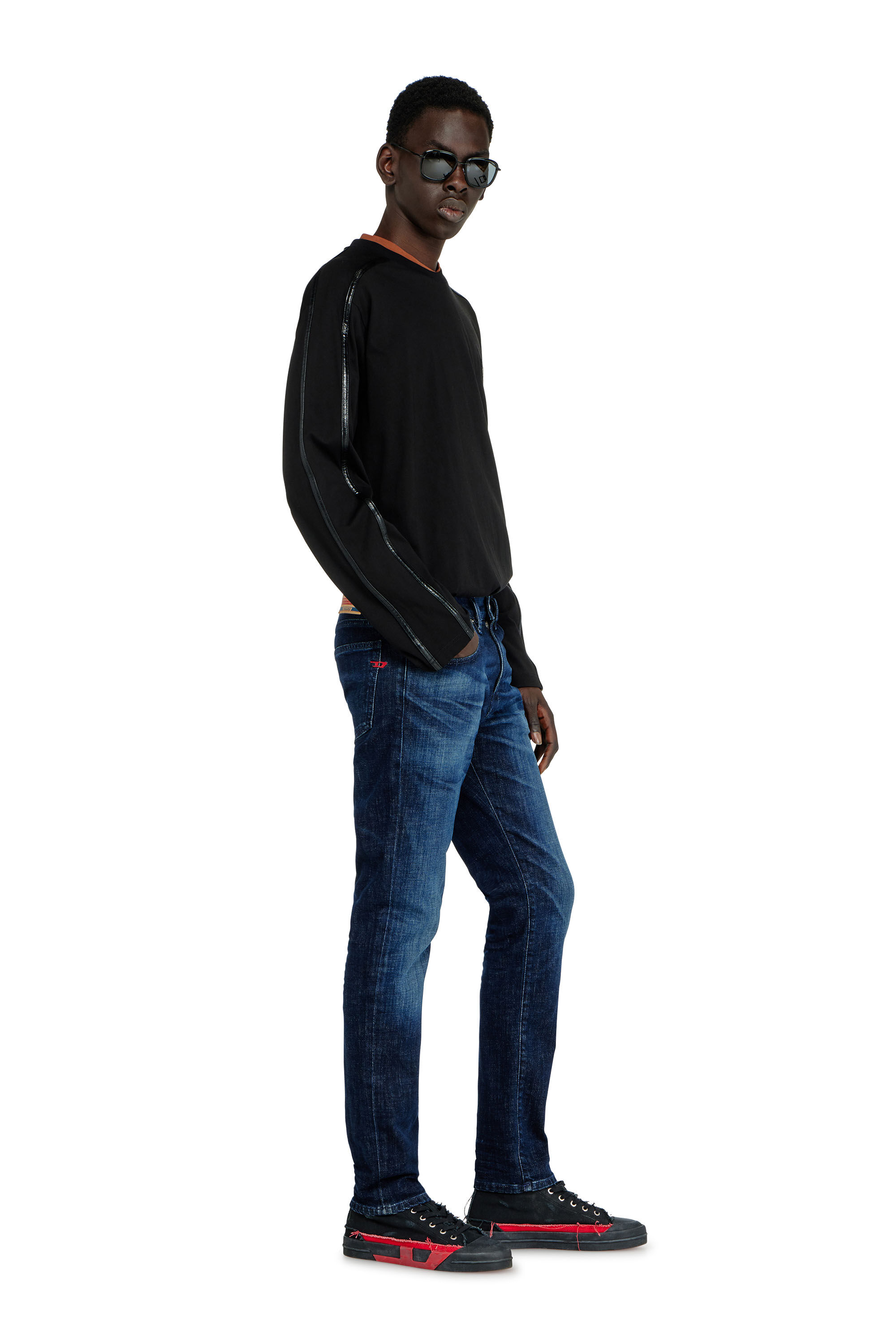 Diesel - Slim Jeans 2019 D-Strukt 0ADBL Hombre, Azul Oscuro - 2