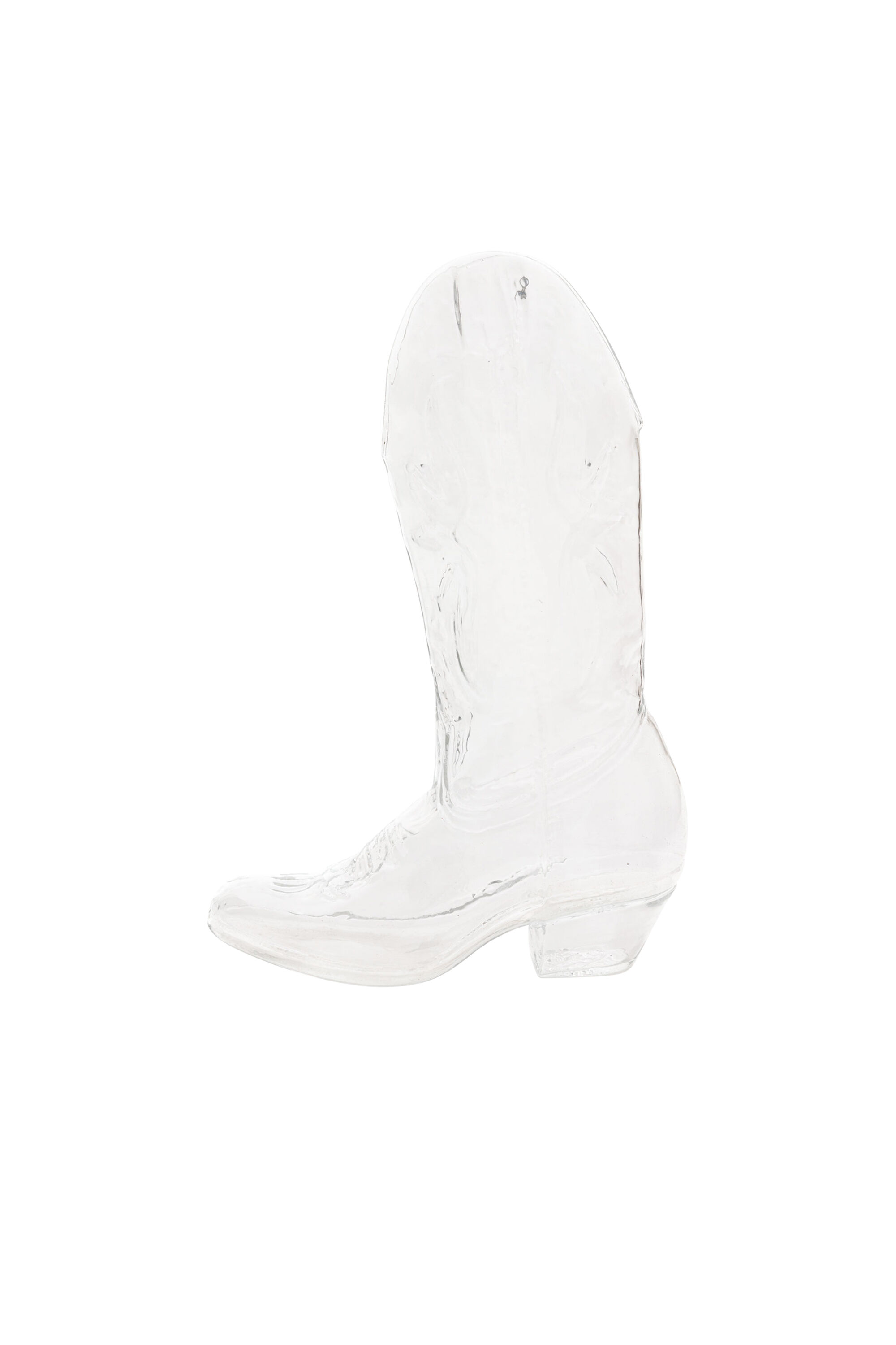 Diesel - 10064 GLASS VASE CRYSTALBOOTIE CM.24X8 H, Jarrón de cristal Unisex in Blanco - 4