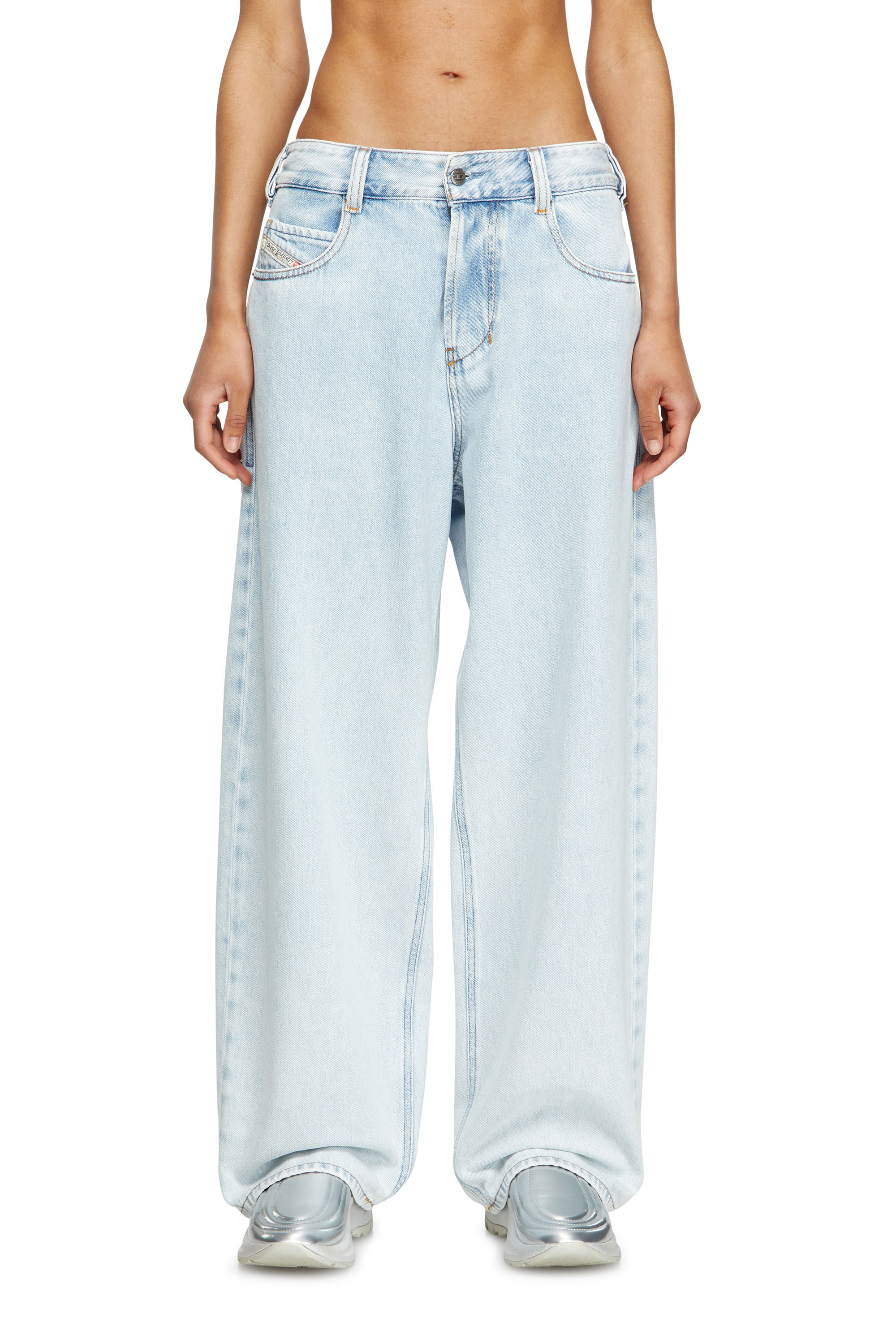 Diesel - Relaxed Jeans 1997 D-Enim 0DBDX Unisex, Azul Oscuro - 7