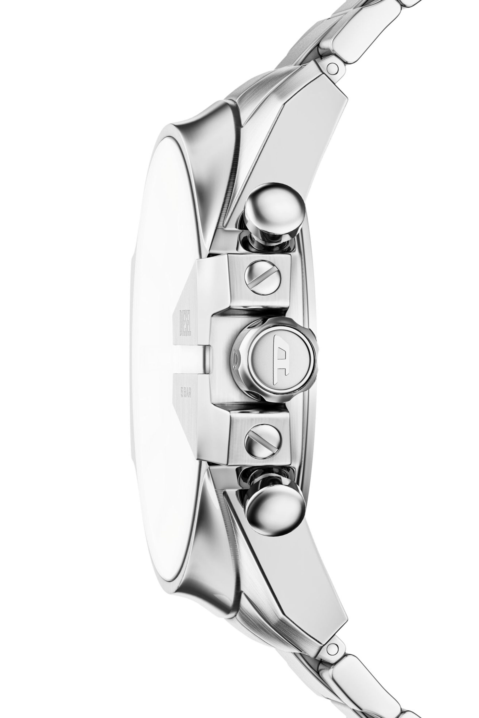 Diesel - DZ4702 WATCH, Mega Chief Slim Reloj de Acero Inoxidable Hombre in Plateado - 3