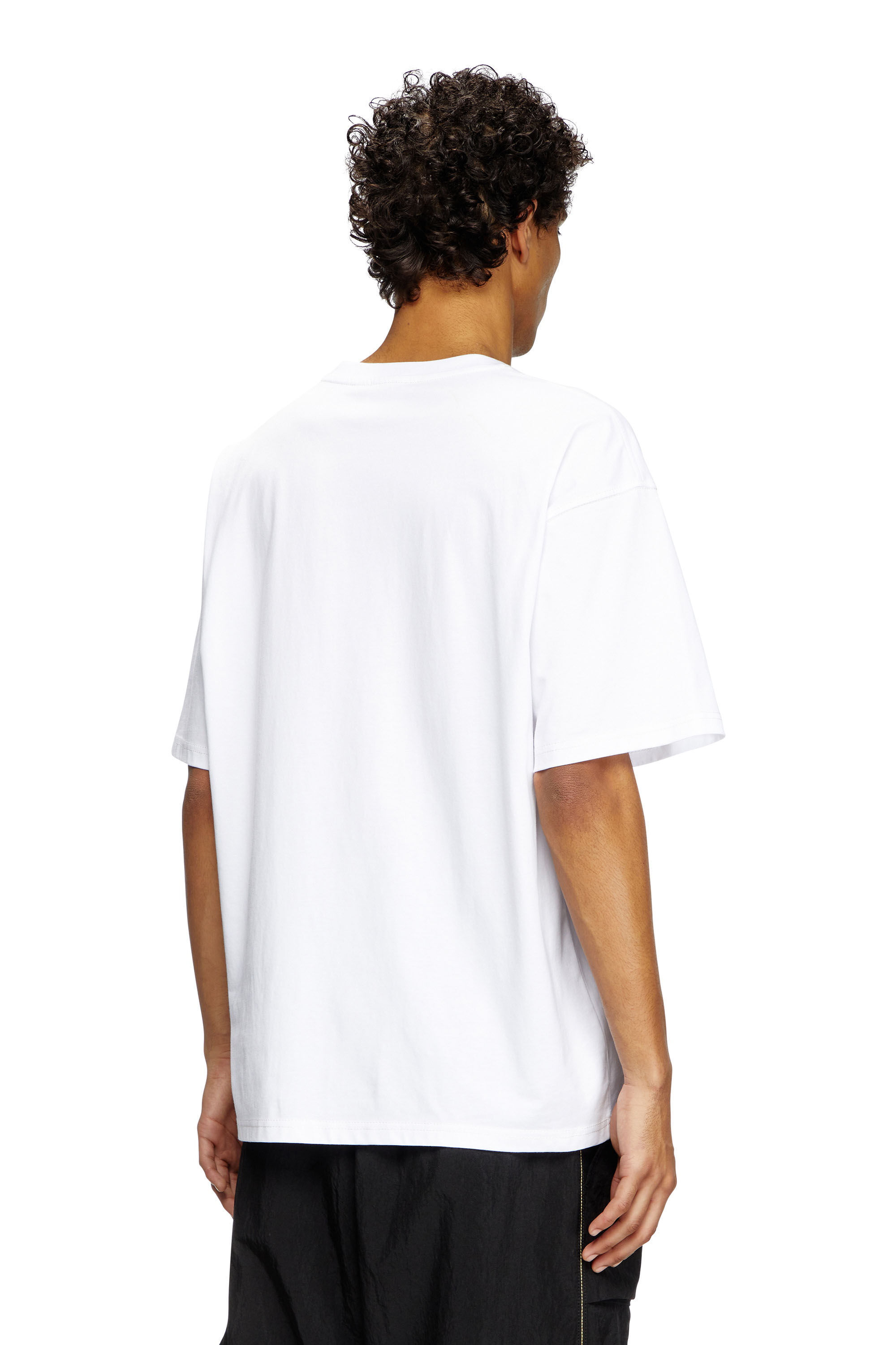 Diesel - T-BOXT-R20, Camiseta con logotipo en relieve Hombre in Blanco - 4