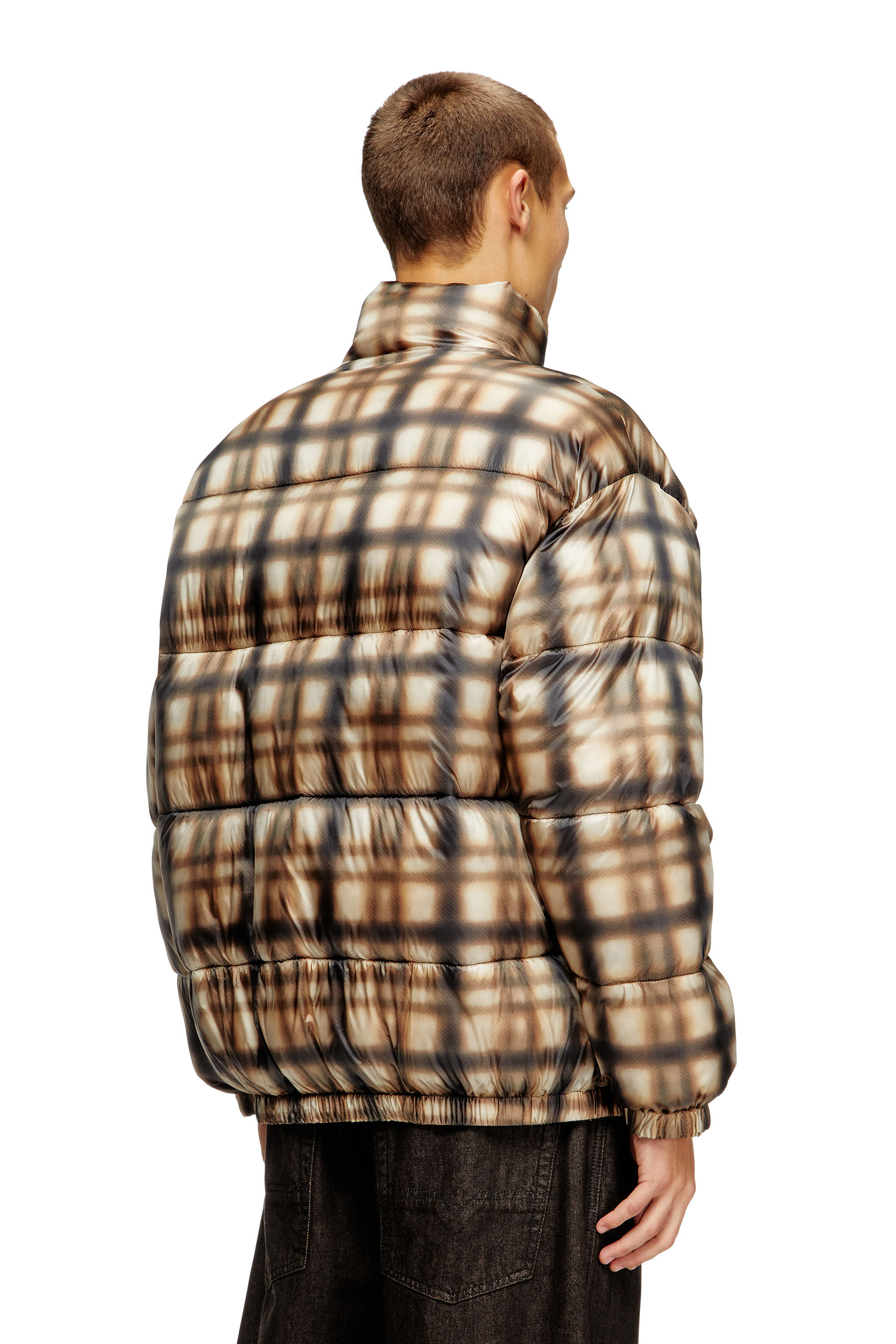 Diesel - W-BOURBON-ENBM, Chaqueta bomber acolchada reversible Hombre in ToBeDefined - 4