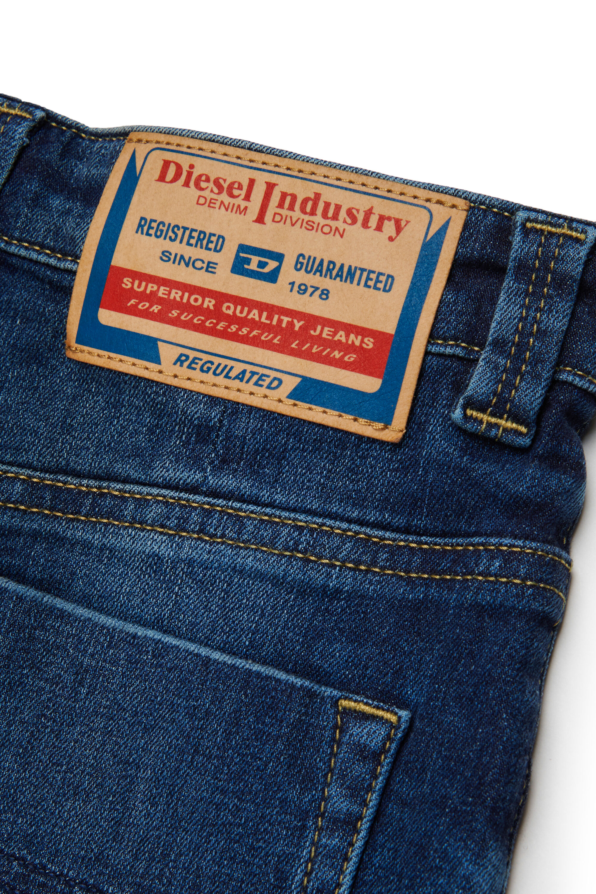 Diesel - GEALBUS, Minifalda vaquera con botones delanteros Mujer in Azul marino - 4