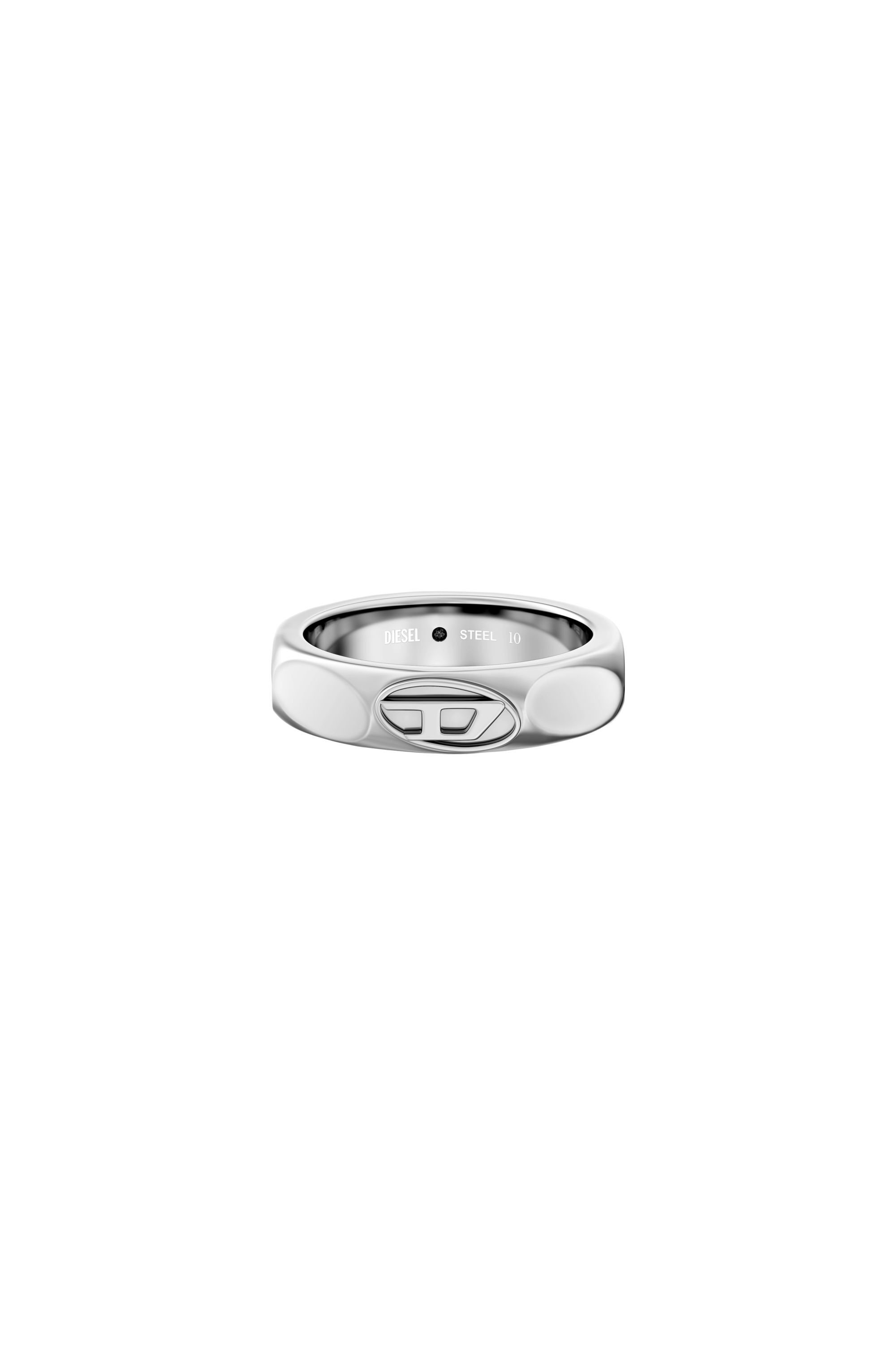 Diesel - DX1693040 JEWELLERY, Anillo de acero inoxidable Unisex in Plateado - 3