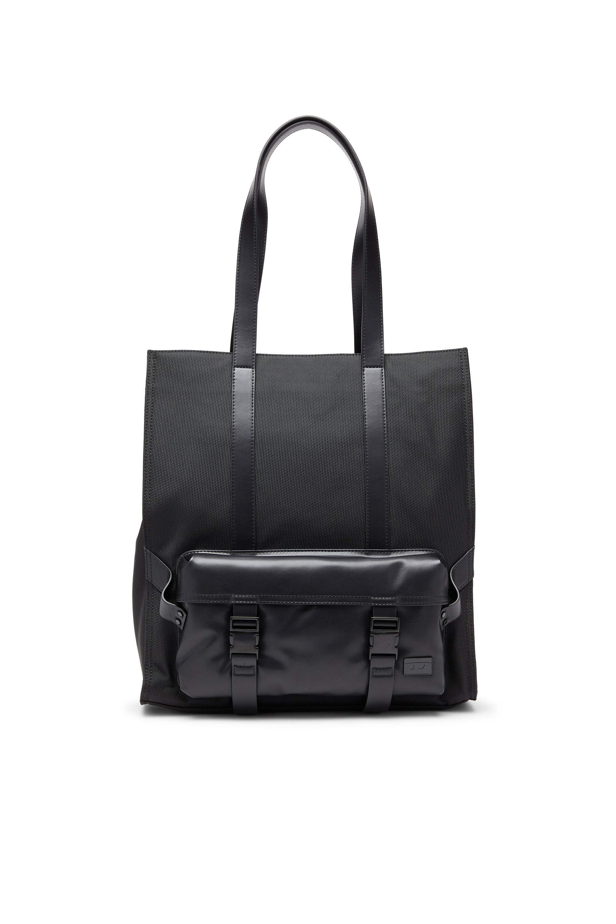 Diesel - MULTI-PKTS TOTE X, Multi-Pkts - Bolsa de compras con bolsillo de solapa y zip Unisex in Negro - 1