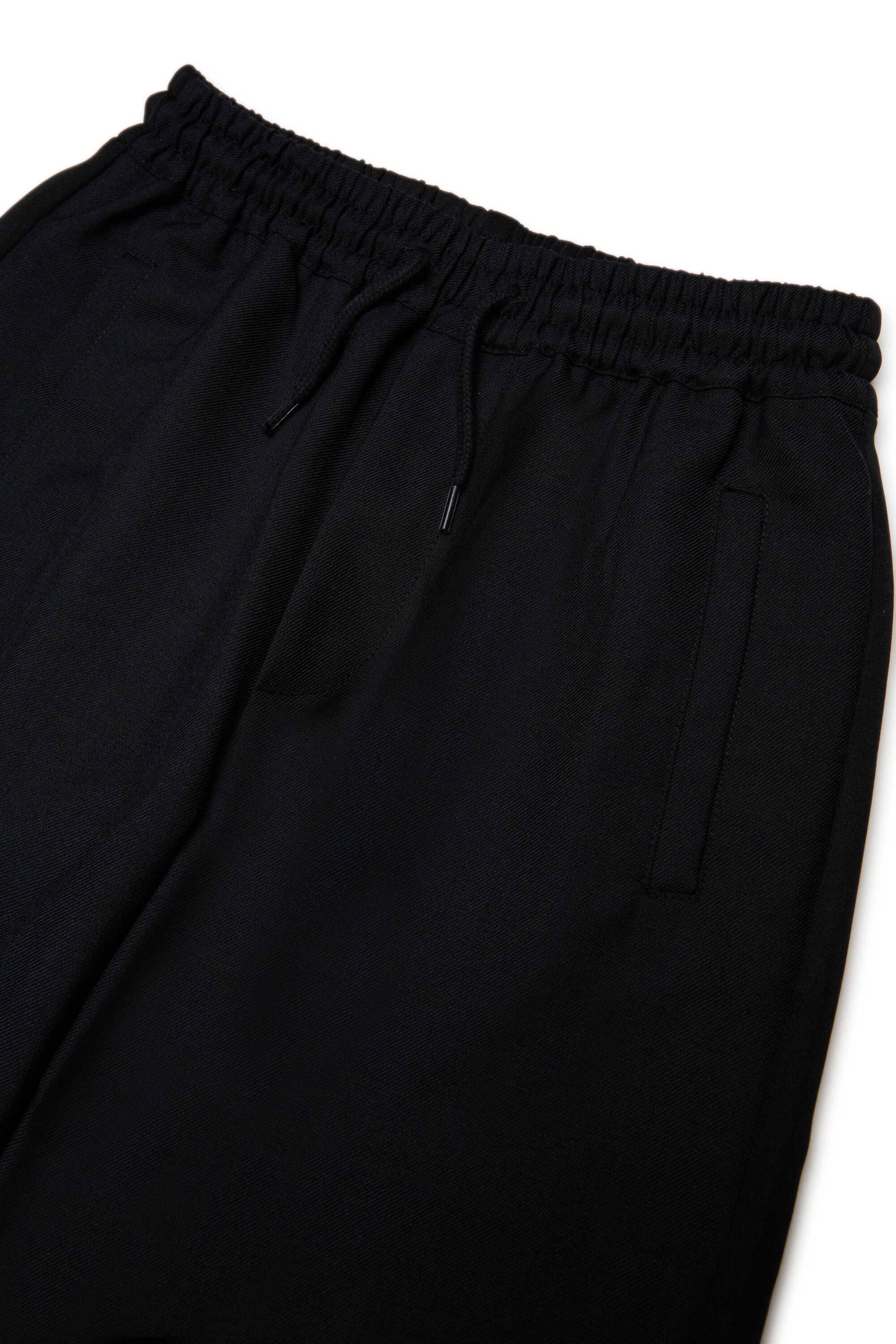 Diesel - PREBON, Pantal&oacute;n de ch&aacute;ndal en tejido mezcla de lana Hombre in Negro - 3