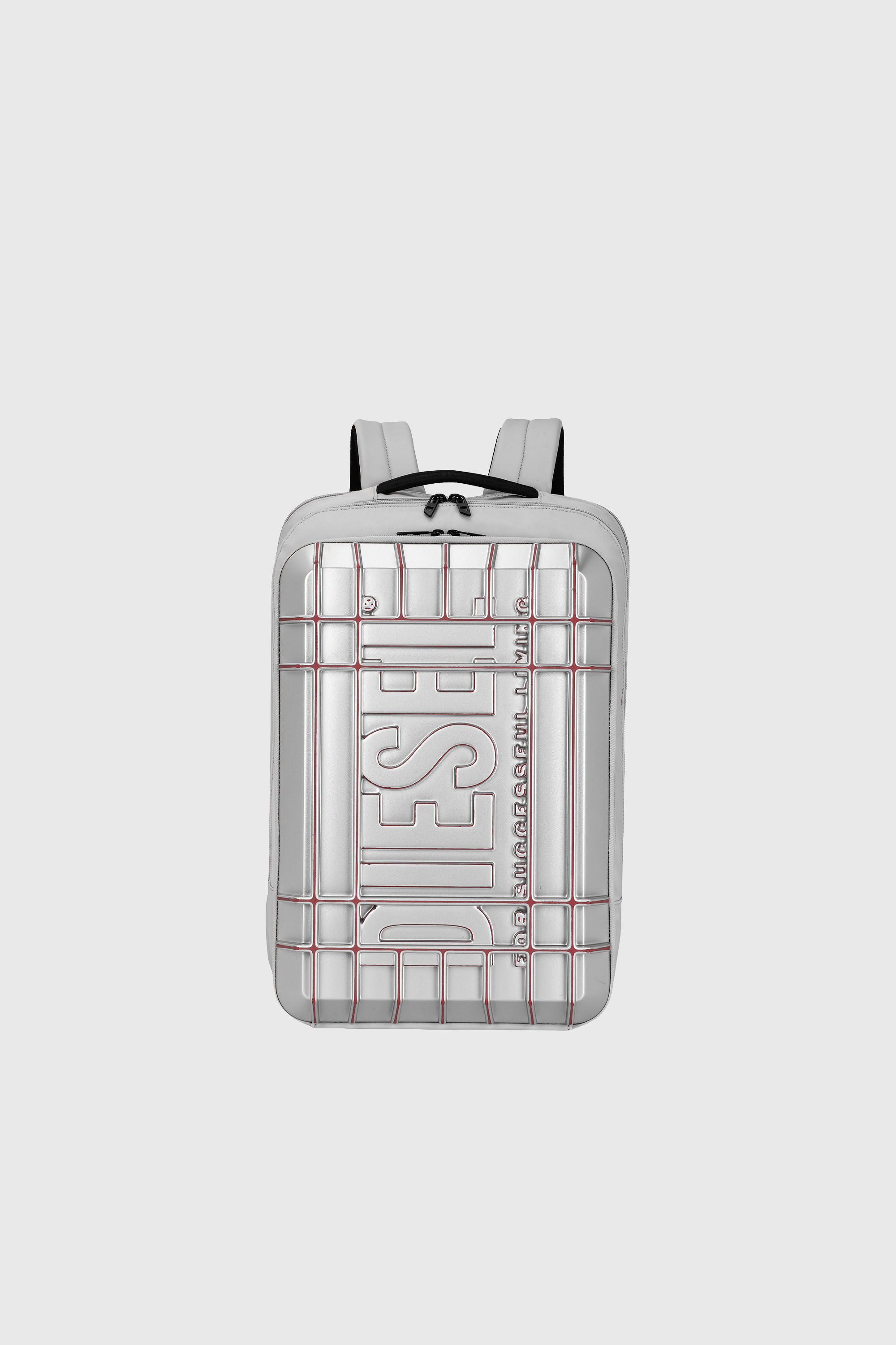 Diesel - DIESEL PC STRONG IMAGE BACKPACK- DSB005, Mochila de viaje resistente Unisex in Plateado - 1