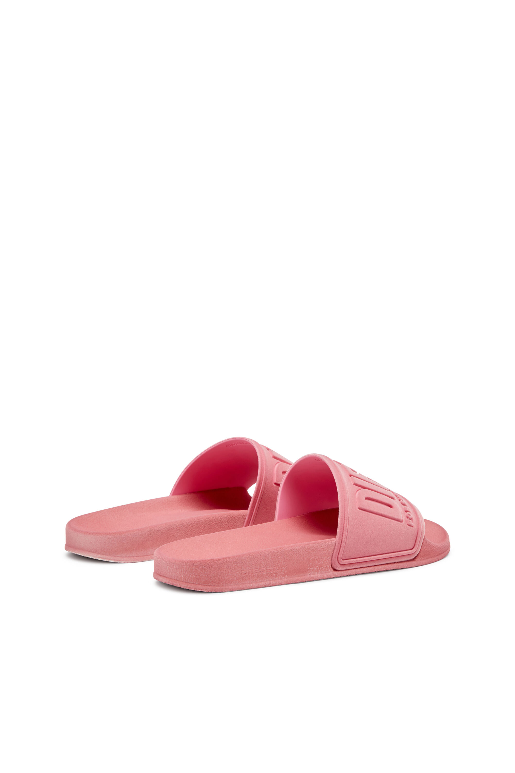 Diesel - SA-MAYEMI CC W, Sa-Mayemi-Sandalias de piscina con flocado aterciopelado Mujer in Rosa - 3