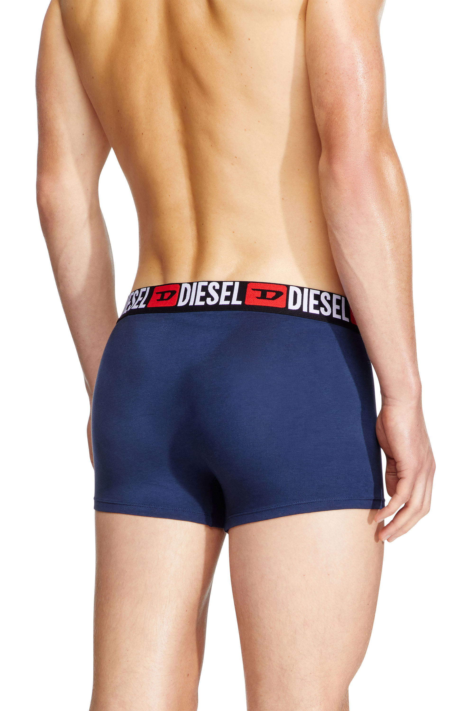 Diesel - UMBX-DAMIENTHREEPACK, Set de tres calzoncillos bóxer con logotipo en la cintura Hombre in Multicolor - 4