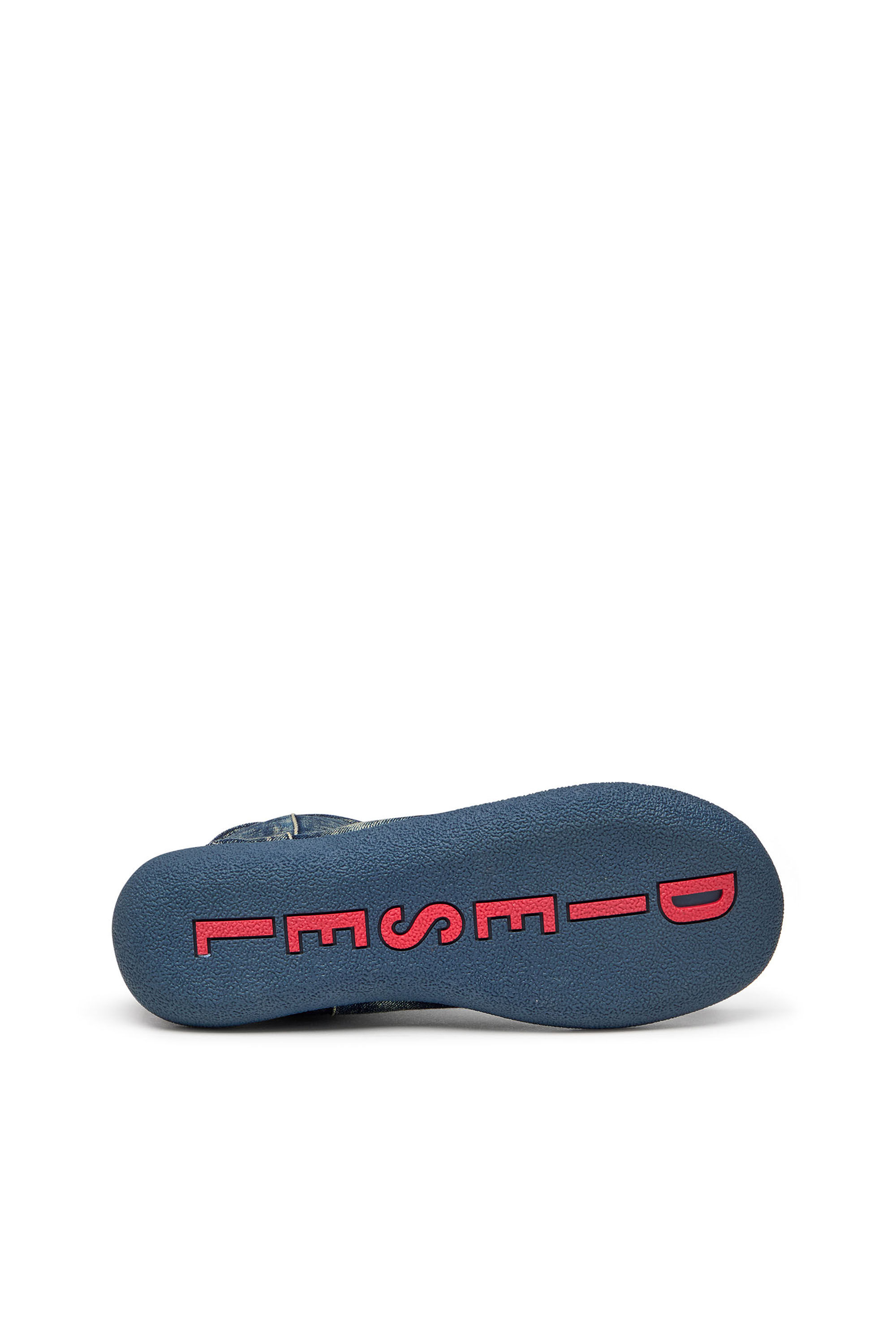 Diesel - D-SHOCK BT, D-Shock Bt-Botines calcetín en denim solarizado Hombre in Azul marino - 5