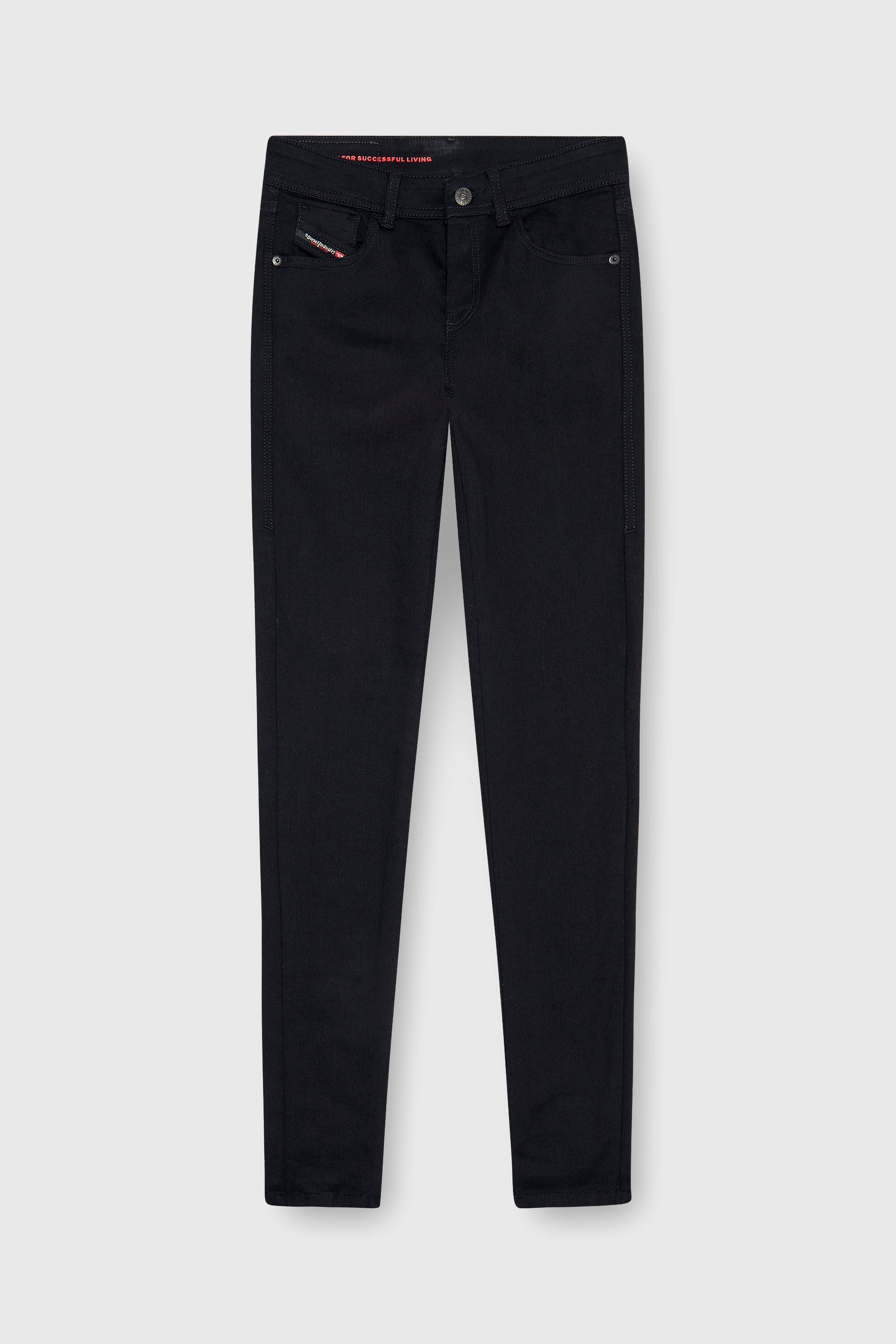 Diesel - Skinny Jeans 2017 Slandy 069EF Mujer, Negro/Gris oscuro - 6