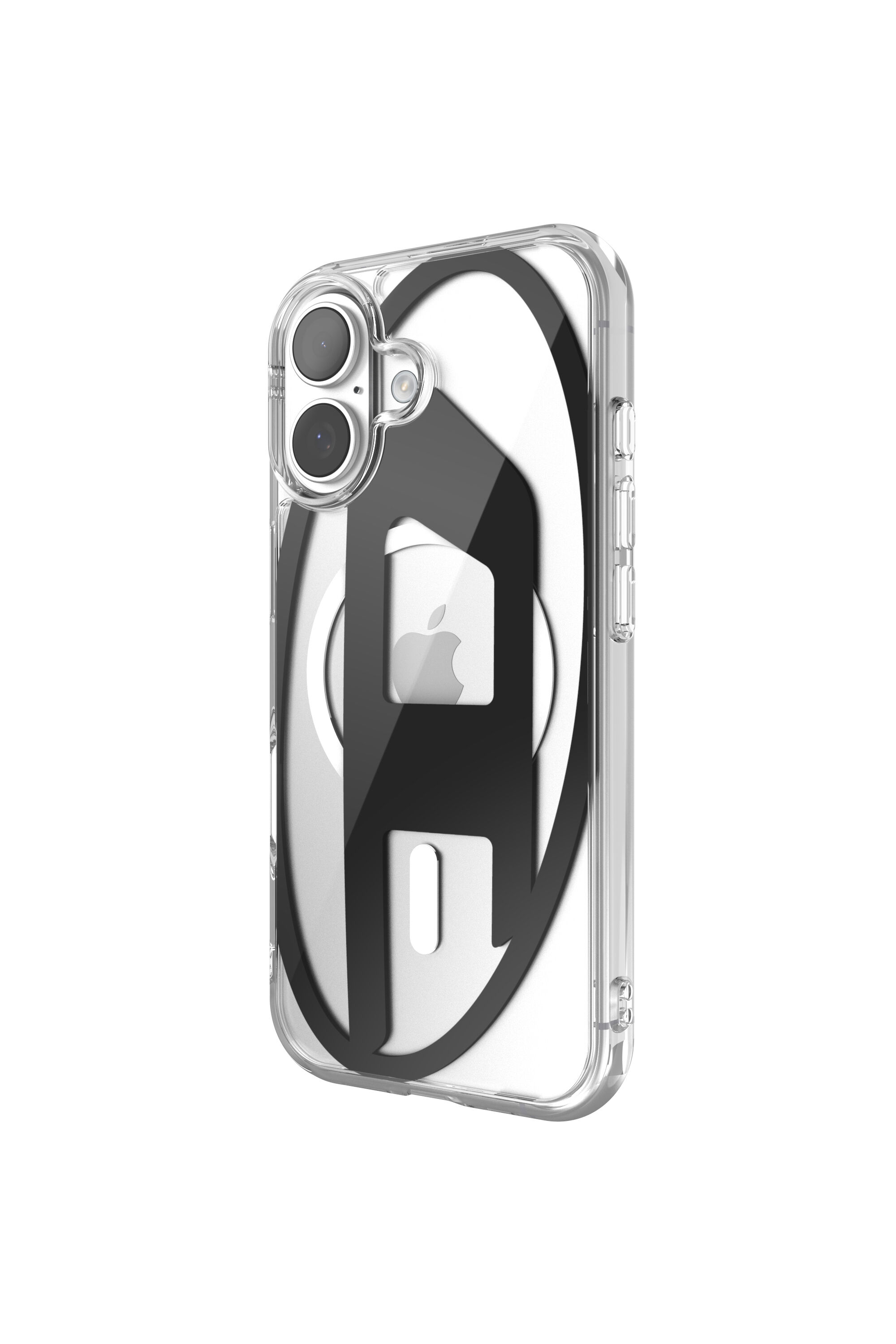 Diesel - 60415 AOP CASE, Funda metálica Oval D con Magsafe para iPhone 17 Unisex in Negro - 4