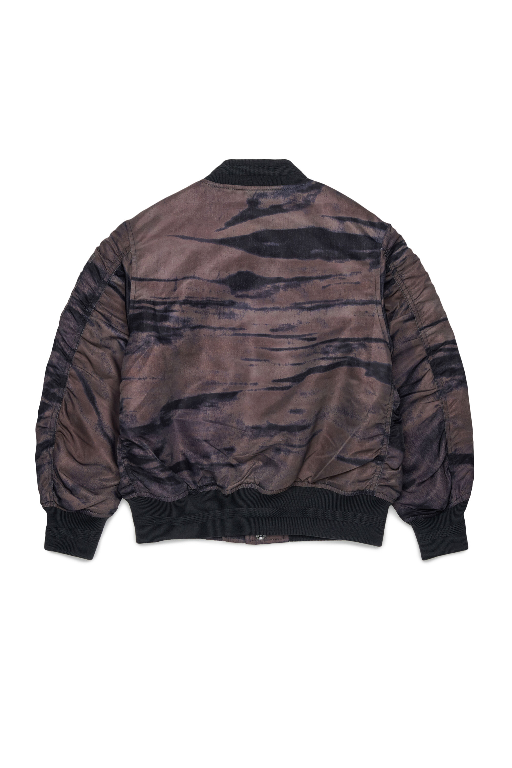 Diesel - JAKEPSDLBZ, Chaqueta bomber de nailon con forro acolchado Hombre in Verde - 2