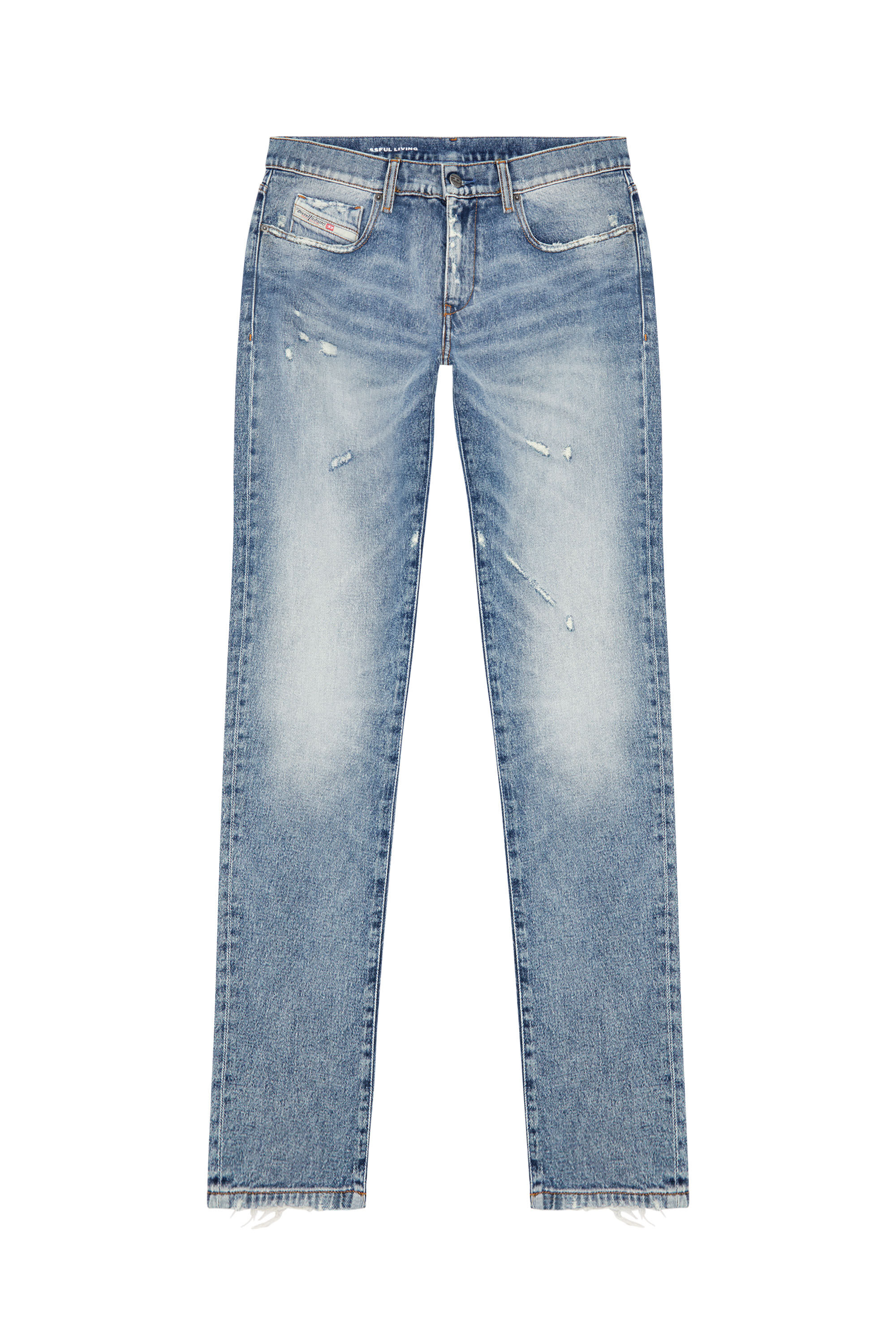 Diesel - Slim Jeans 2019 D-Strukt 09J57, Azul medio - Image 2