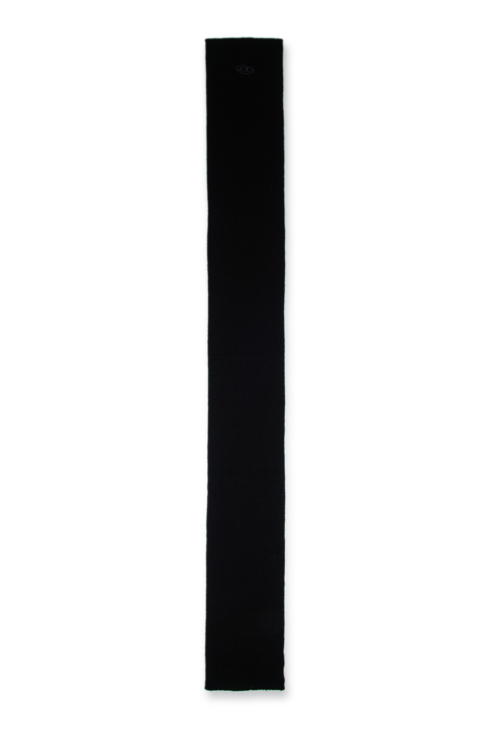 Diesel - RKCODERSCARF, Bufanda de mezcla de lana con logo Unisex in Negro - 2