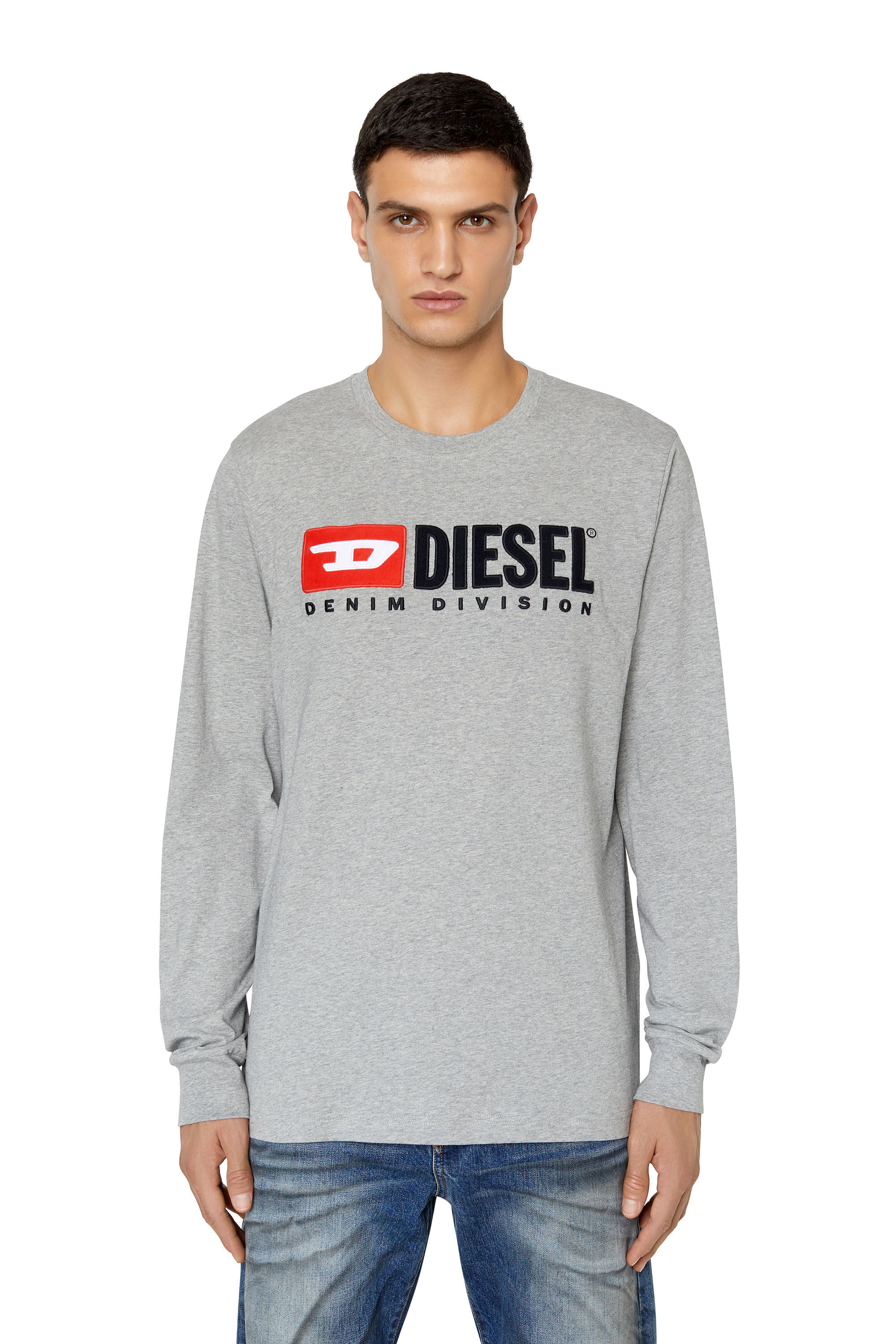 Diesel - T-JUST-LS-DIV, Gris - Image 3