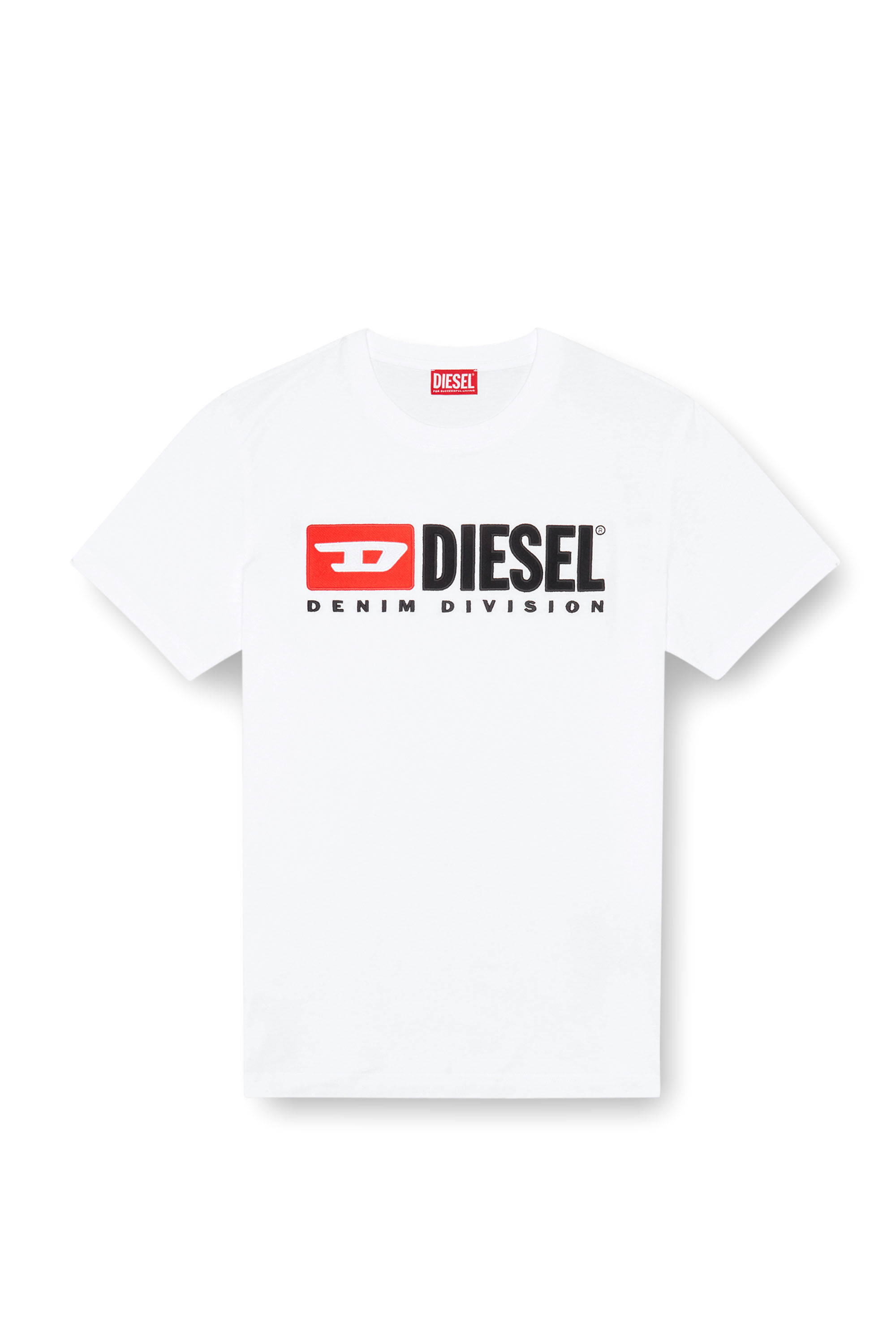 Diesel - T-BOXT-DIV, Camiseta con parche con el logotipo Diesel Hombre in Blanco - 2