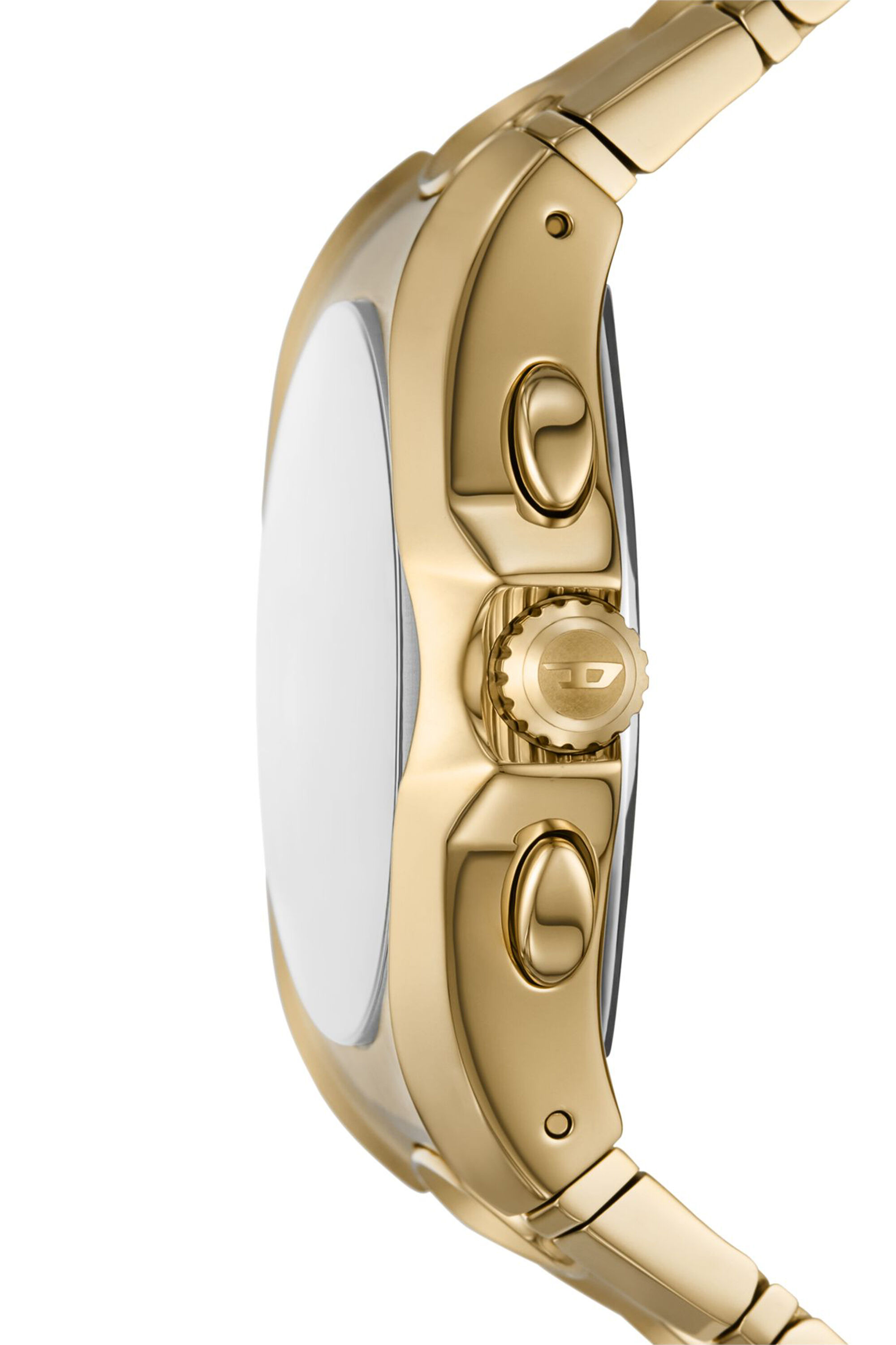 Diesel - DZ4695 WATCH, Reloj D-Curve de acero inoxidable con tono dorado Hombre in Dorado - 3