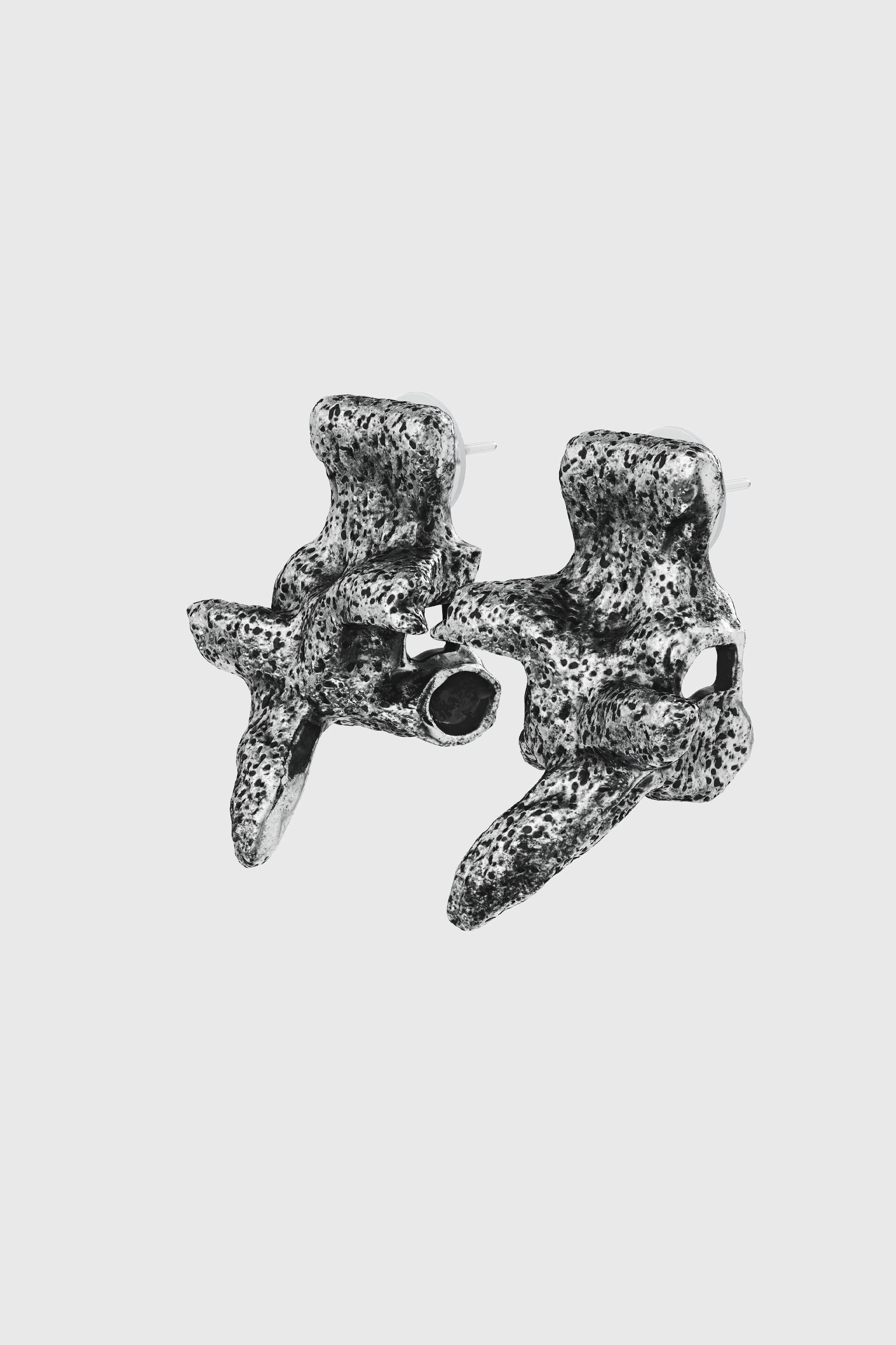 Diesel - DX1710040 JEWELLERY, Pendientes plateados con tachuelas Unisex in Gris - 2