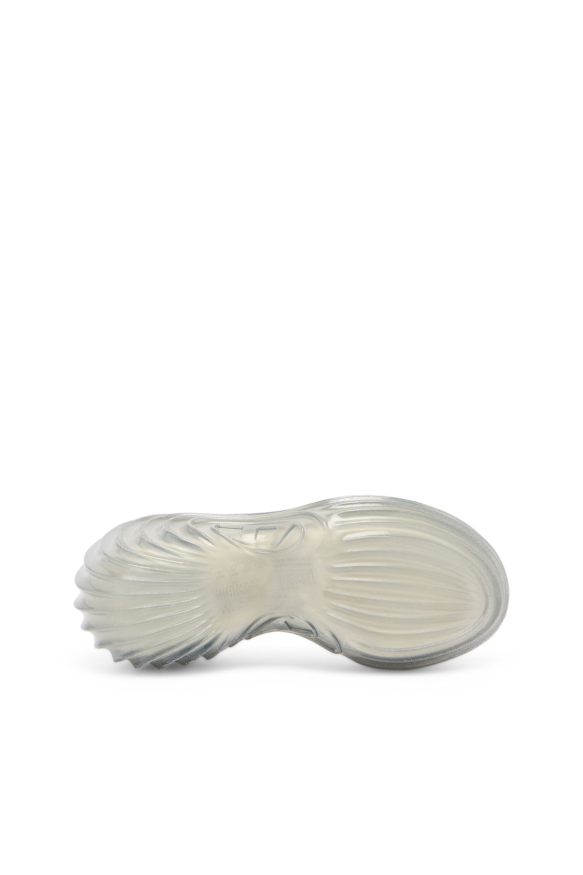 Diesel - MELISSA QUANTUM PLATFORM, Zueco de plataforma en Melflex&reg; Mujer in Plateado - 5