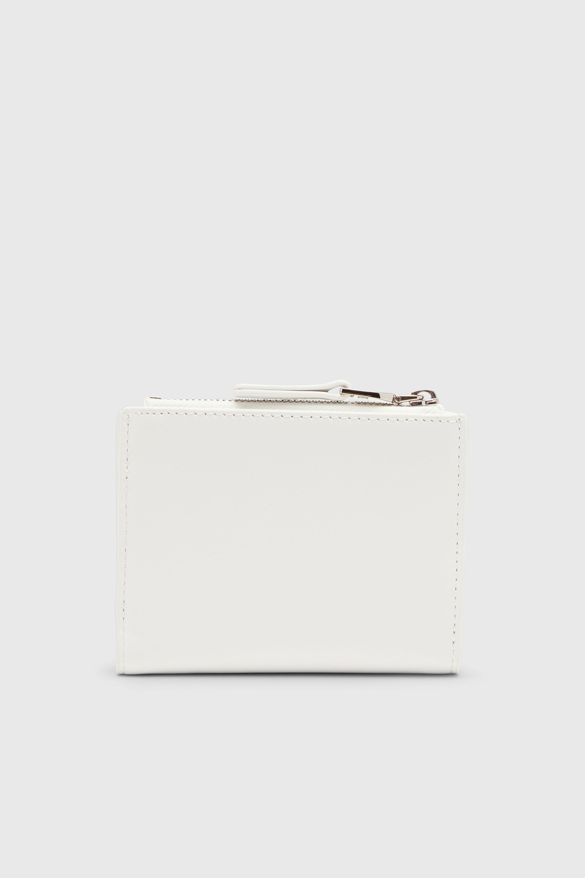 Diesel - 1DR BI-FOLD ZIP II, Tarjetero de cuero Mujer in Blanco - 2