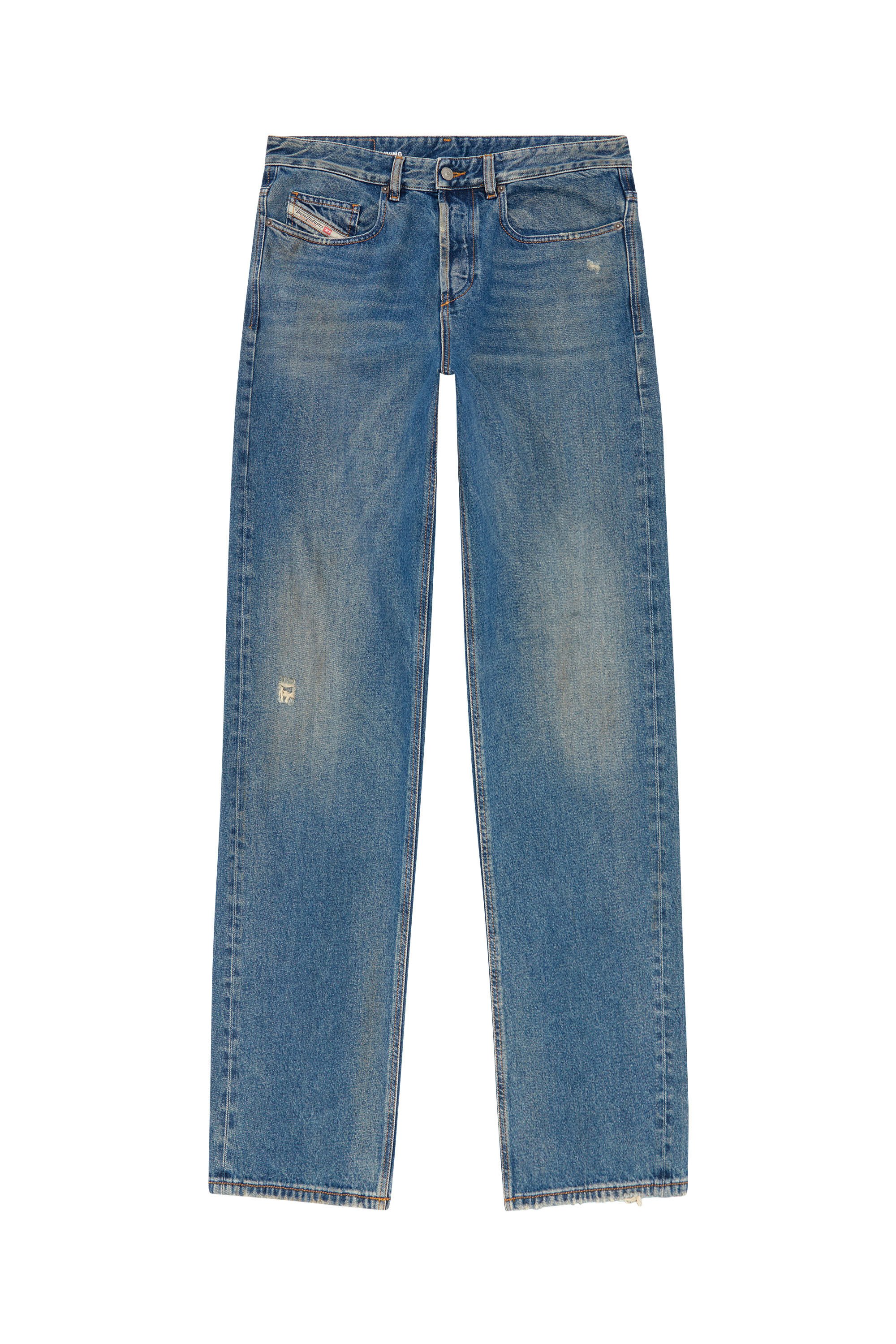 Diesel - Straight Jeans 2001 D-Macro 09J79, Azul medio - Image 2