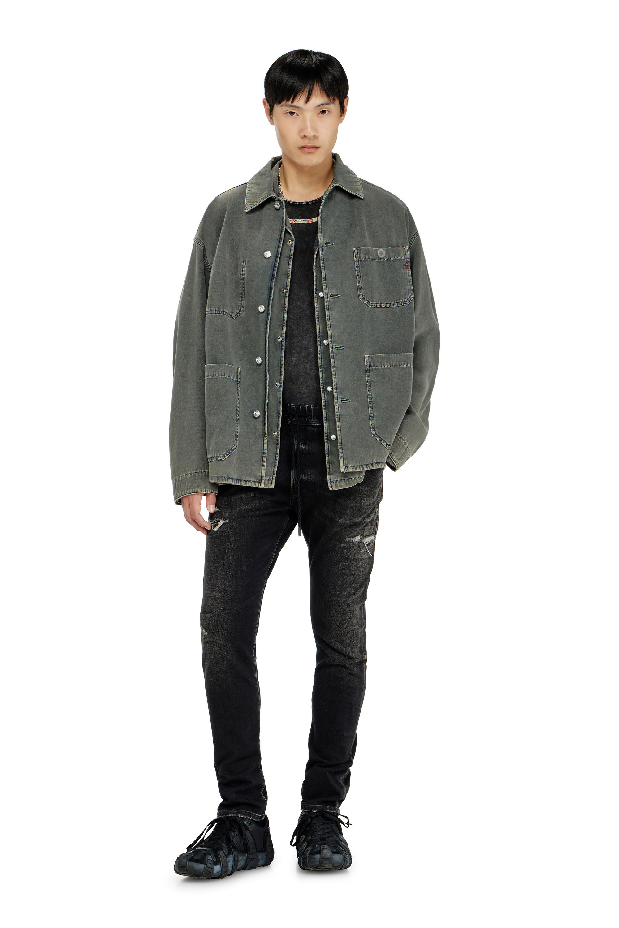 Diesel - Regular 2030 D-Krooley Joggjeans&reg; 09Q22 Hombre, Negro/Gris oscuro - 1
