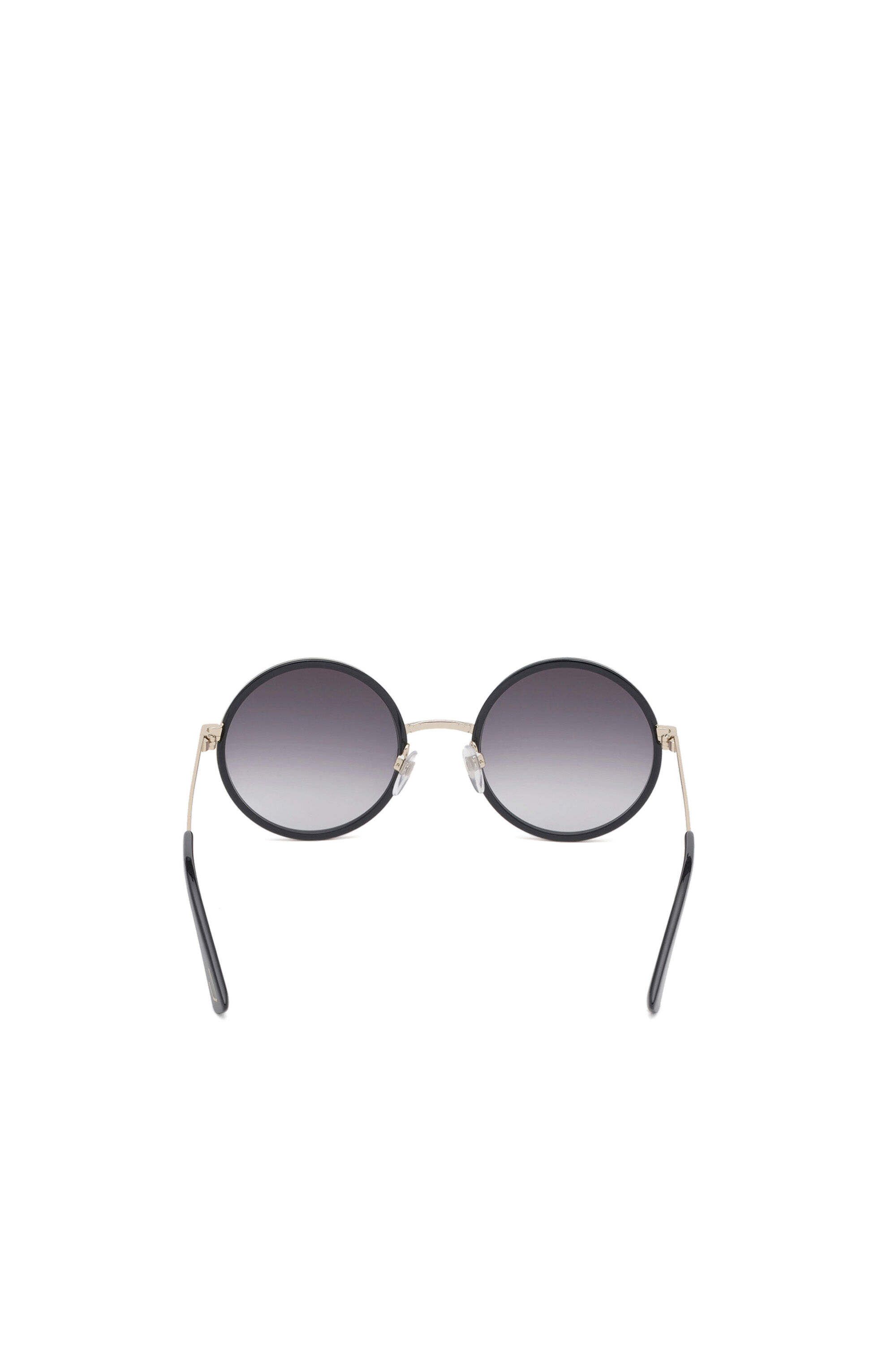 Diesel - DL0276, Gafas de sol redondeadas en acetato Mujer in Negro - 3