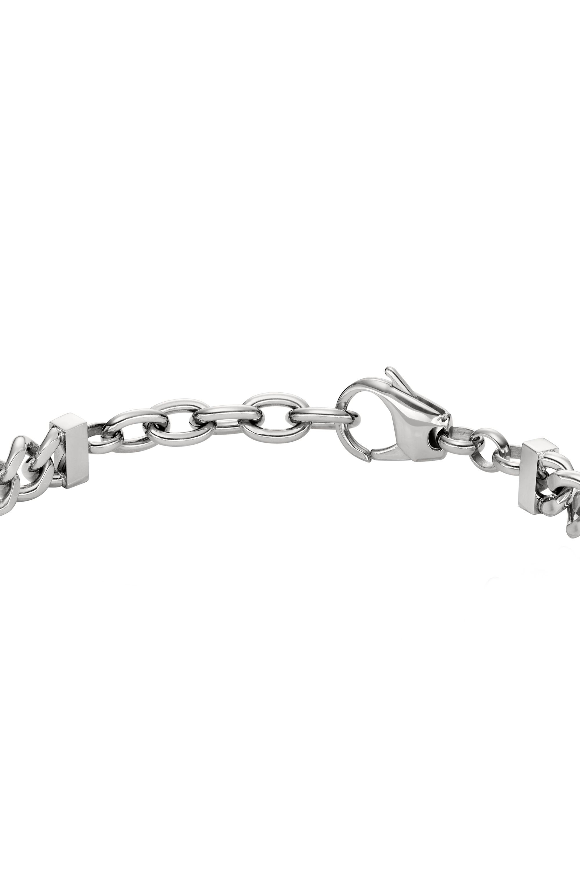 Diesel - DX0966, Pulsera con etiqueta Hombre in Plateado - 2