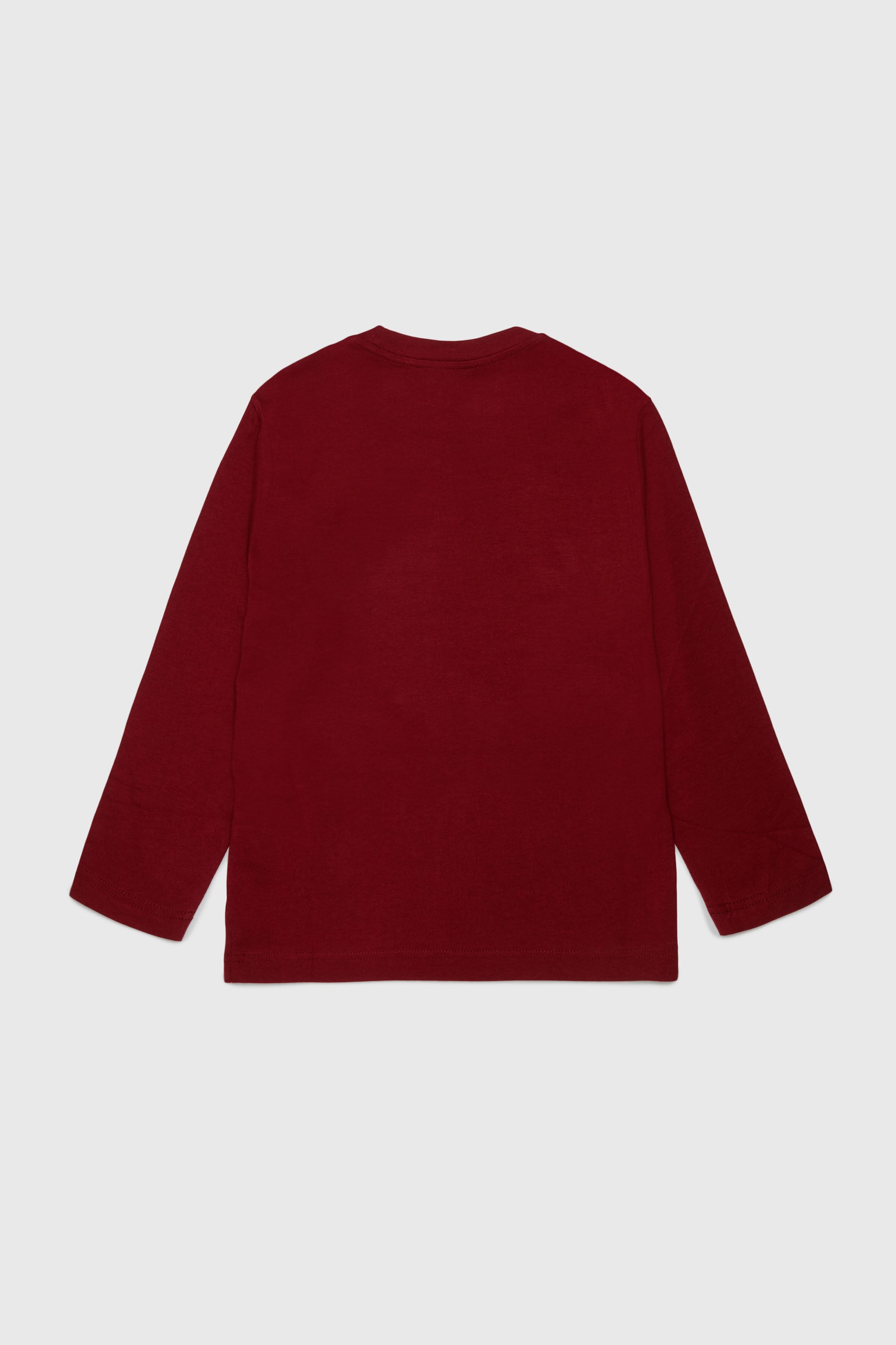 Diesel - TCIRCLELS OVER, Camiseta de manga larga con Logo Oval D Hombre in Rojo - 2