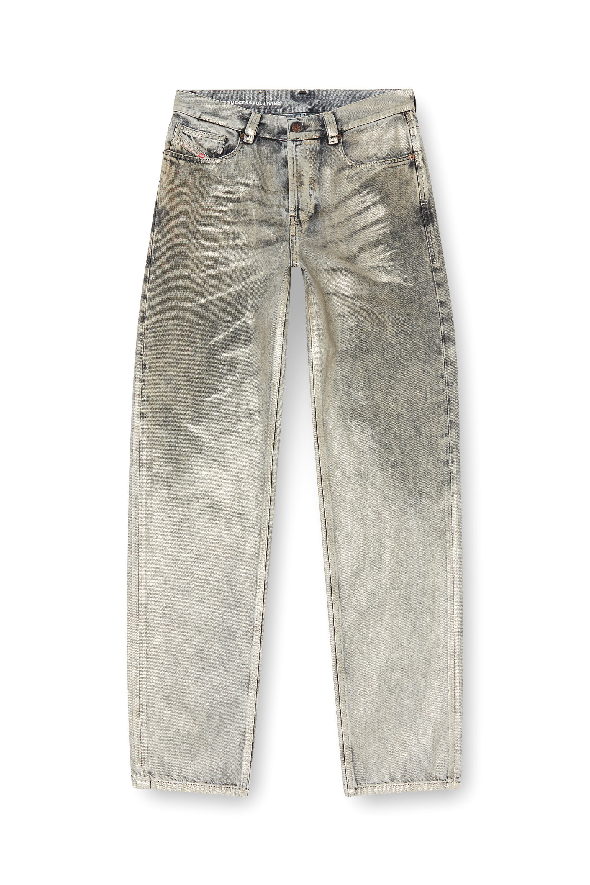 Diesel - Regular Jeans 1988 D-Ark 09L79 Mujer, Gris Claro - 2
