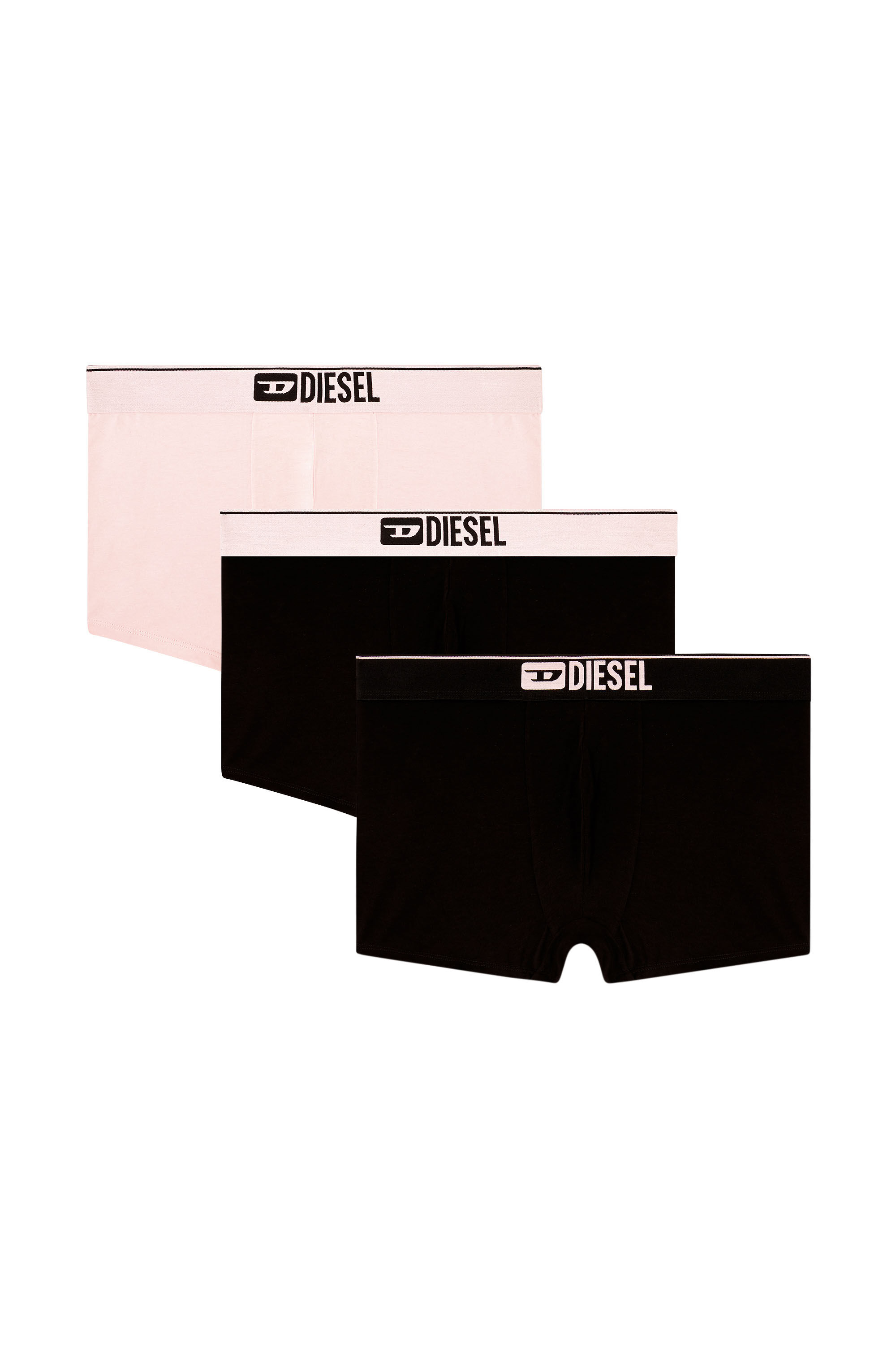Diesel - UMBX-DAMIENTHREEPACK, Paquete de tres bóxers ajustados lisos Hombre in Multicolor - 2