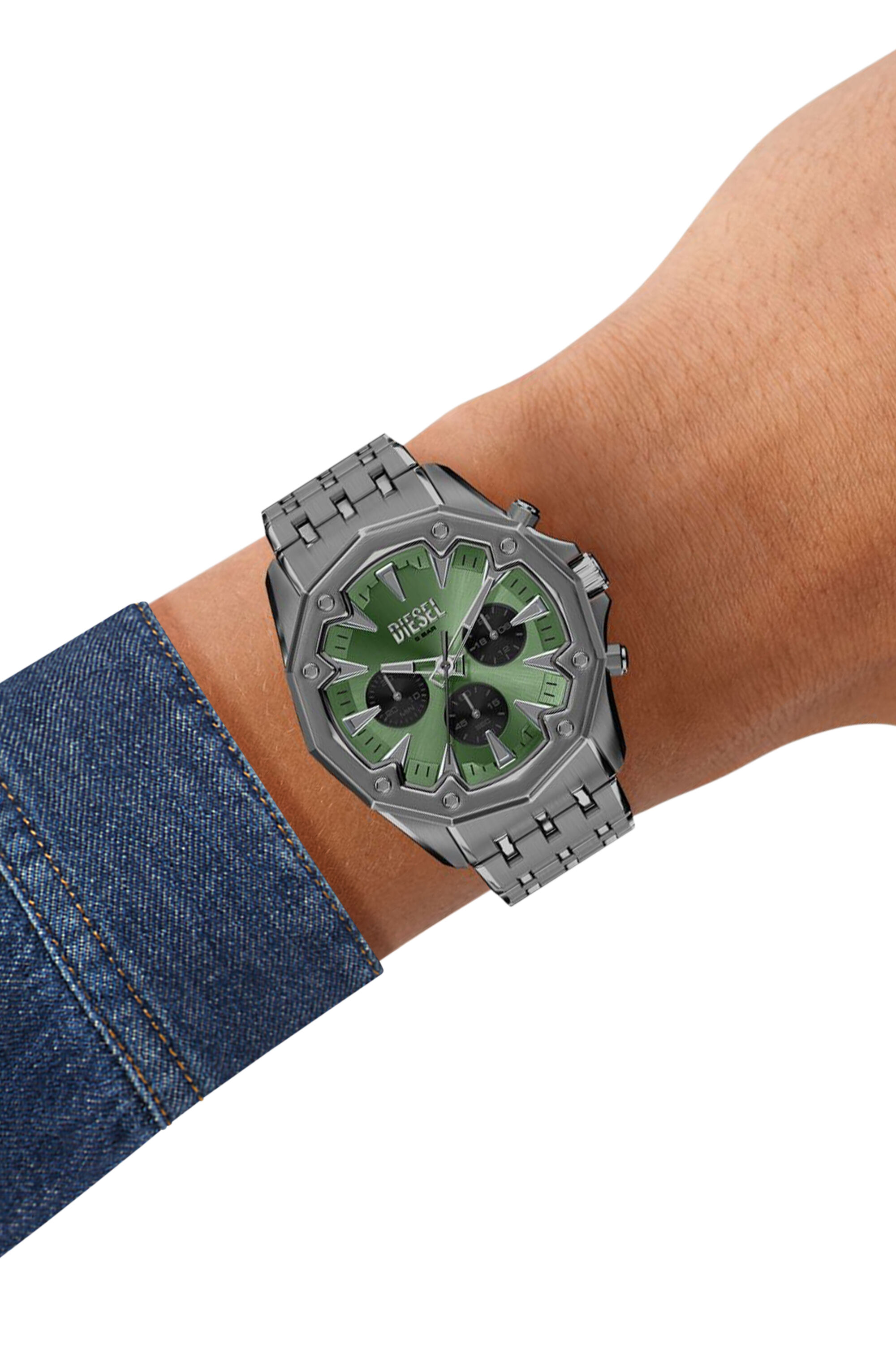 Diesel - DZ4711 WATCH, Reloj Stinger gunmetal de acero inoxidable Hombre in Gris - 7