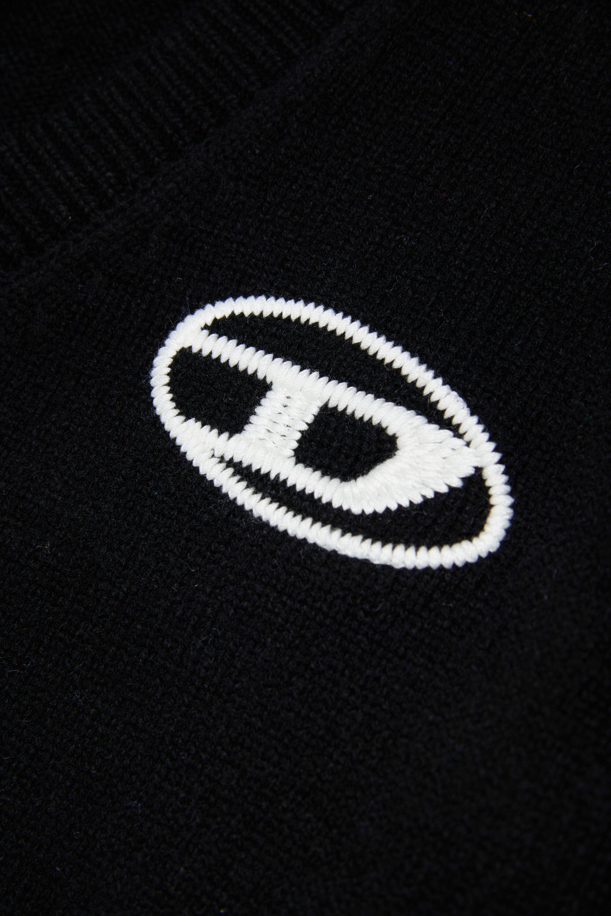 Diesel - KLABO CARDIGAN OVER, Man's Cashmere-enriched cardigan with Oval D logo in Black - 4