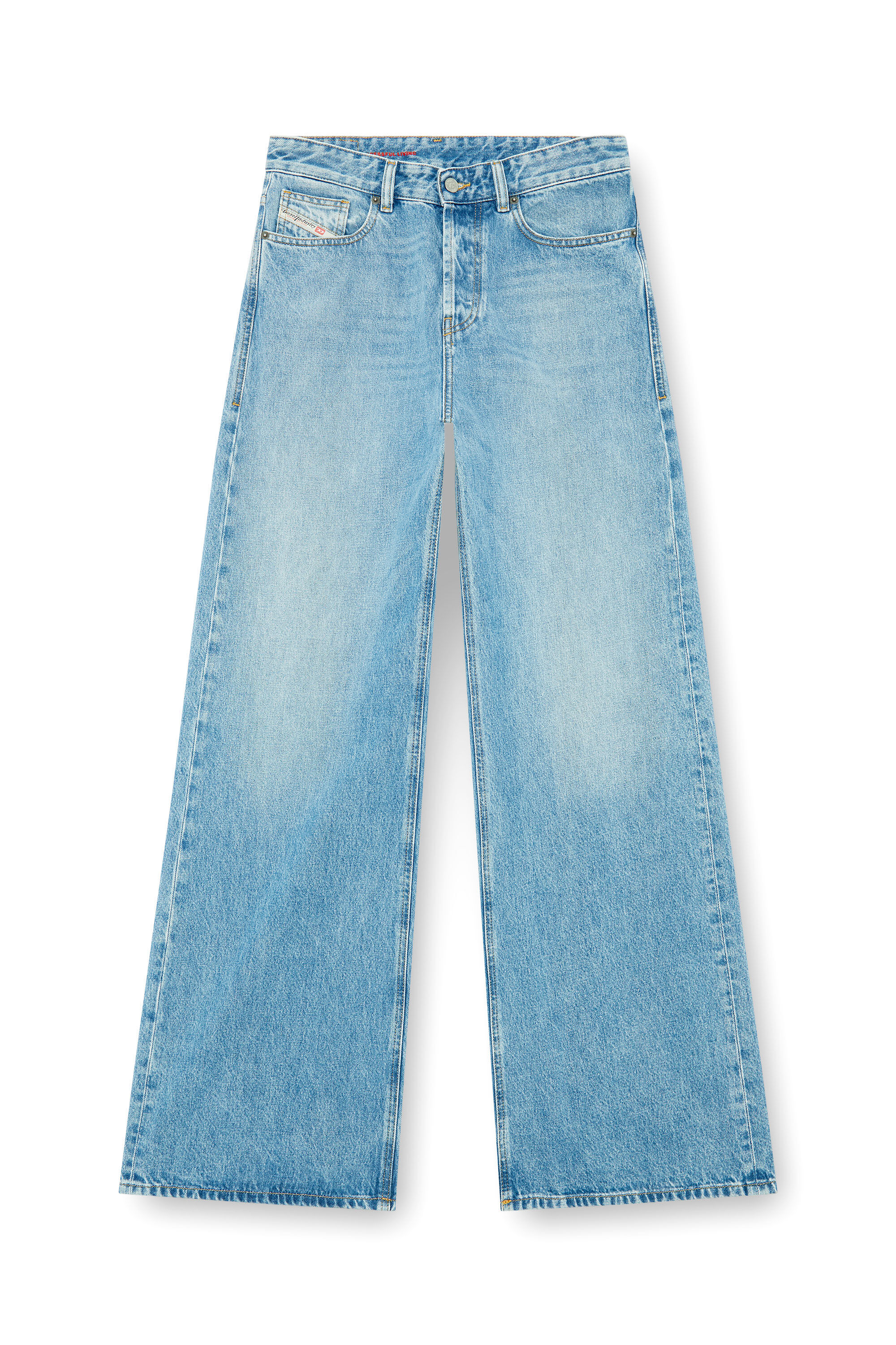 Vaqueros de campana de mujer azul claro | Diesel®