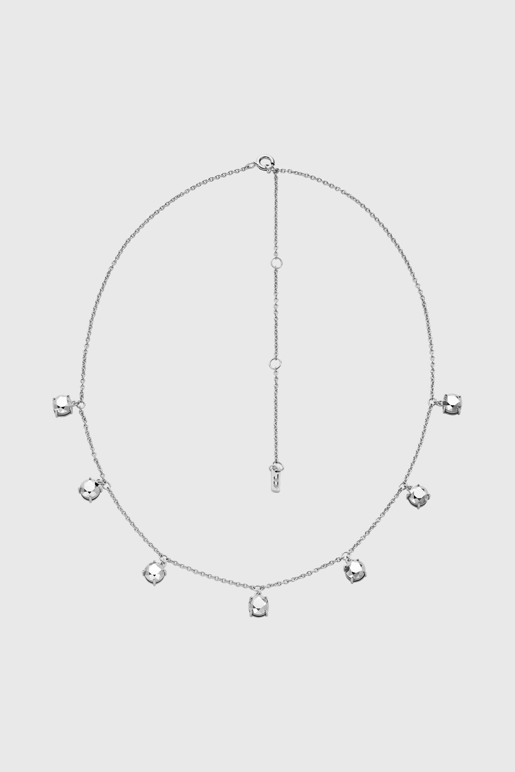 Diesel - DL1360040 STERLING SILVER JEWEL, Collar de cadena de plata esterlina Unisex in Plateado - 1