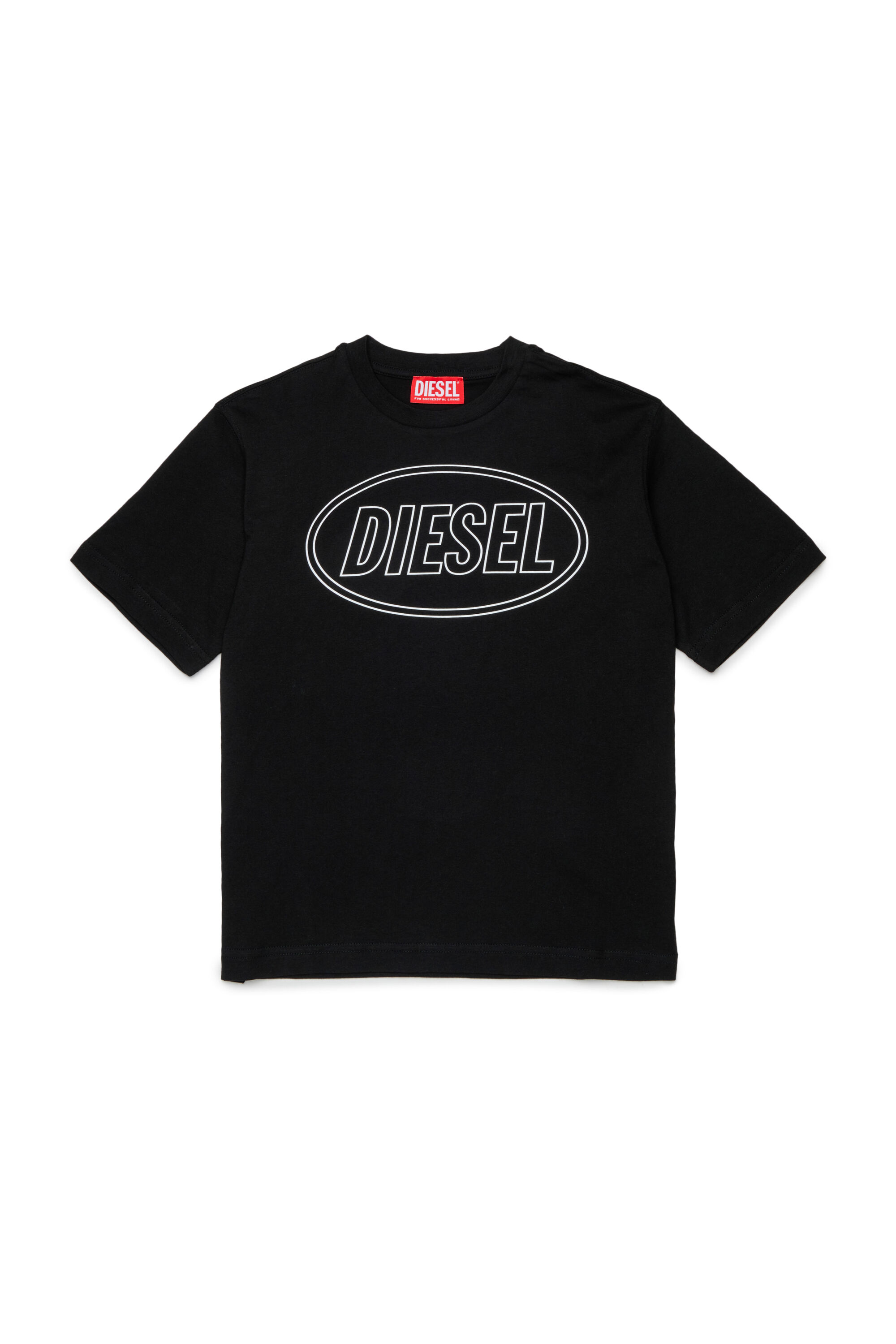 Diesel - TCIRCLE OVER, Camiseta de algod&oacute;n con estampado Diesel Hombre in Negro - 1