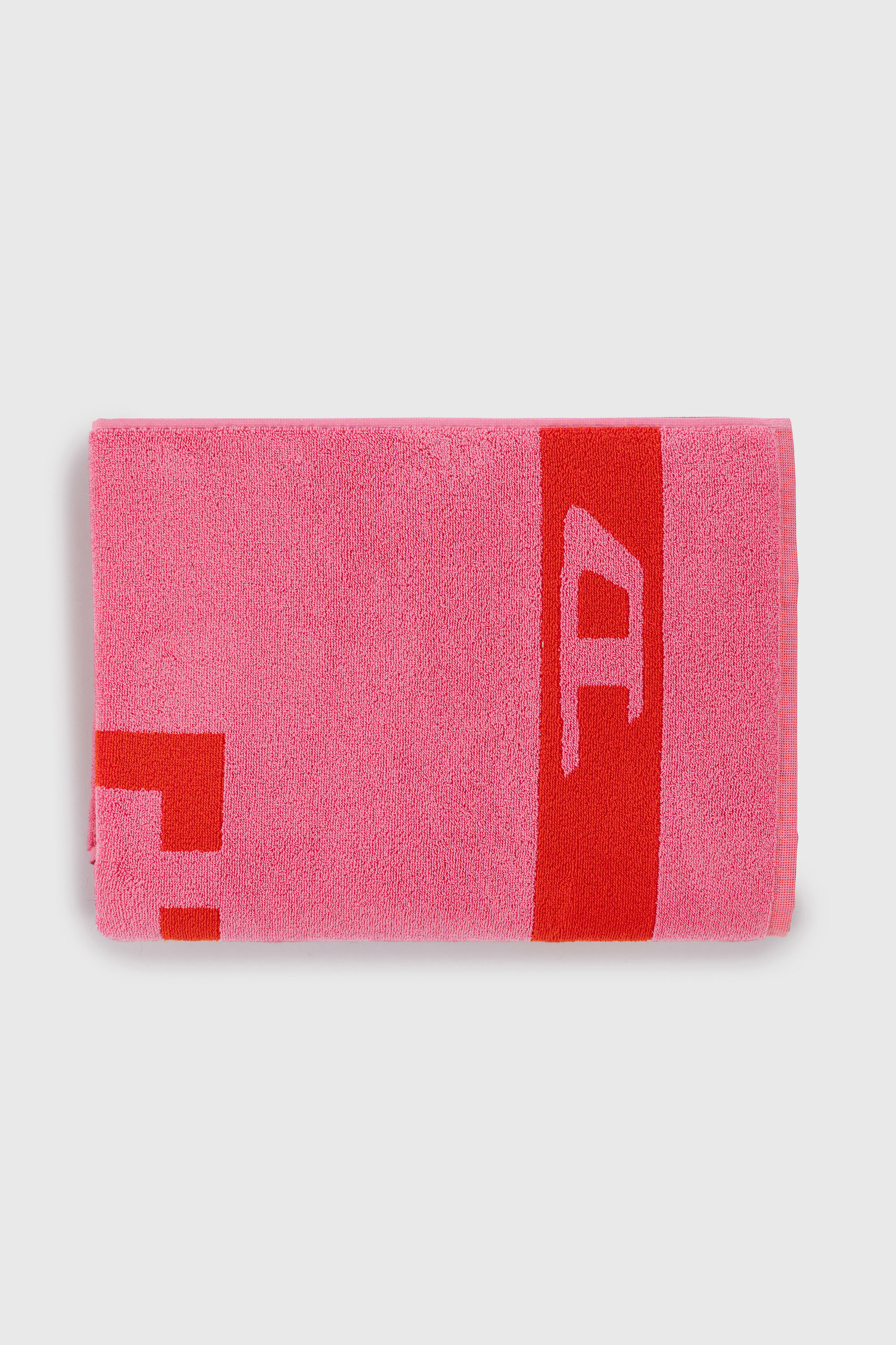 Diesel - 1018133  PIXEL TOYS 1 PINK/RED TOWEL, Toalla de rizo 100x180 cm Unisex in Rojo - 4