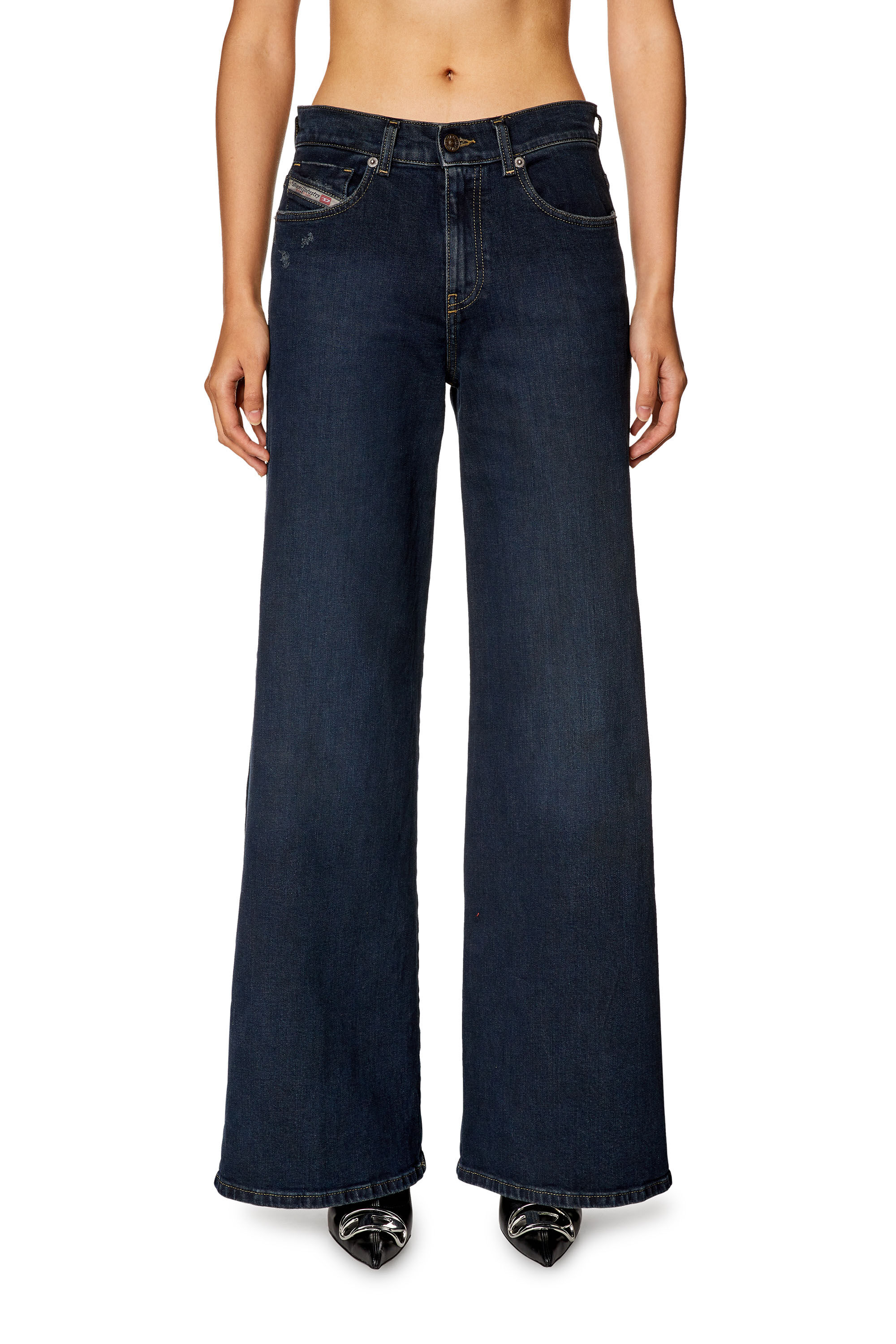 Diesel - Bootcut and Flare Jeans 1978 D-Akemi 09H48, Azul Oscuro - Image 3