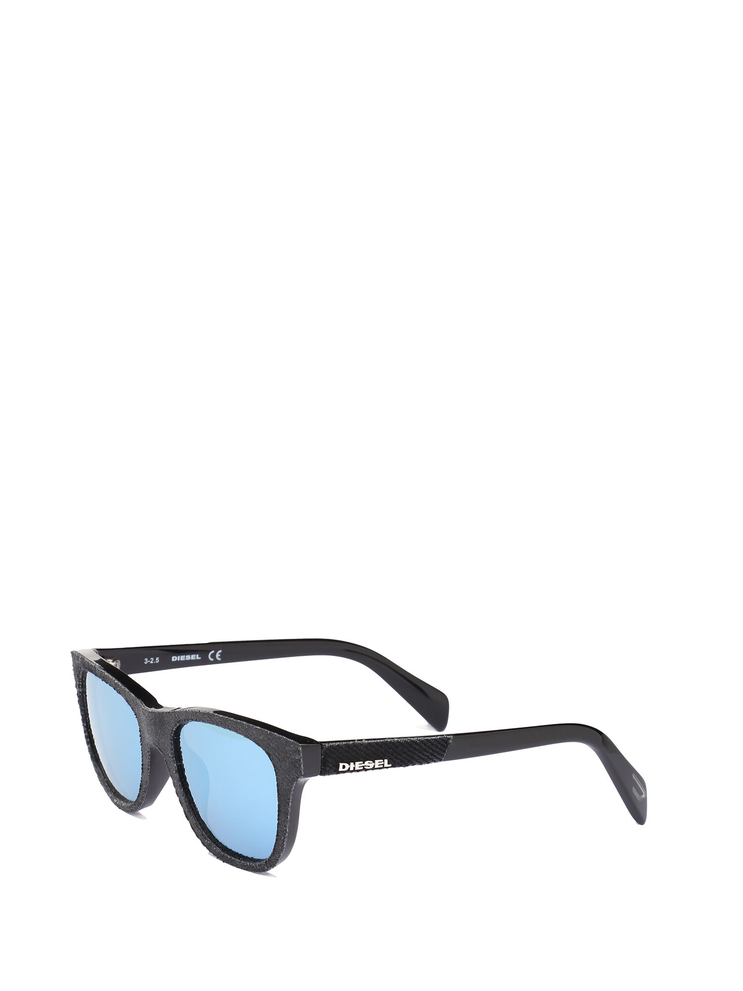 Diesel - DM0200, Gafas icónicas para niños con detalle denim Unisex in Negro - 2
