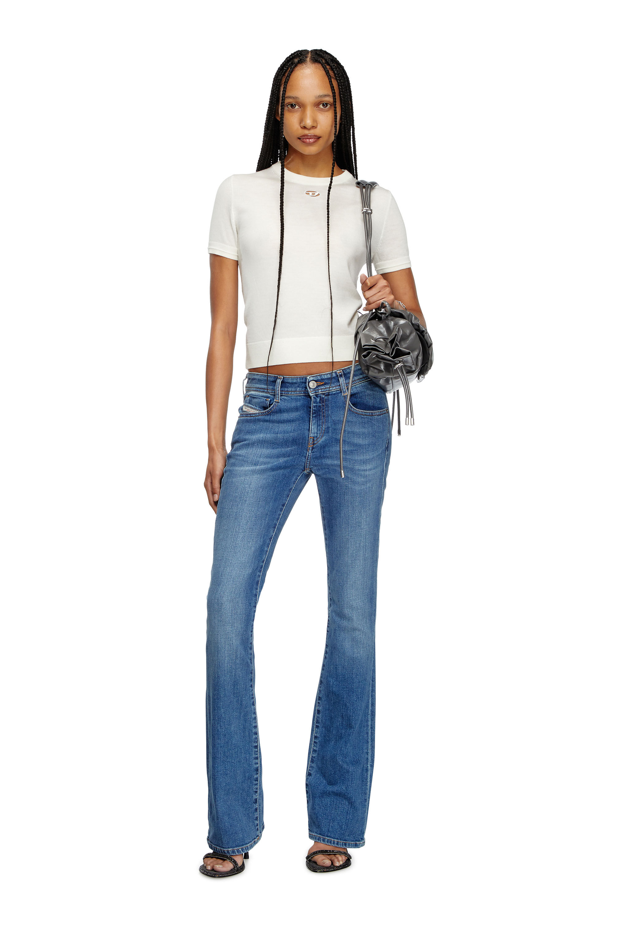 Diesel - Bootcut Jeans 1969 D-Ebbey 09L02 Mujer, Azul medio - 1
