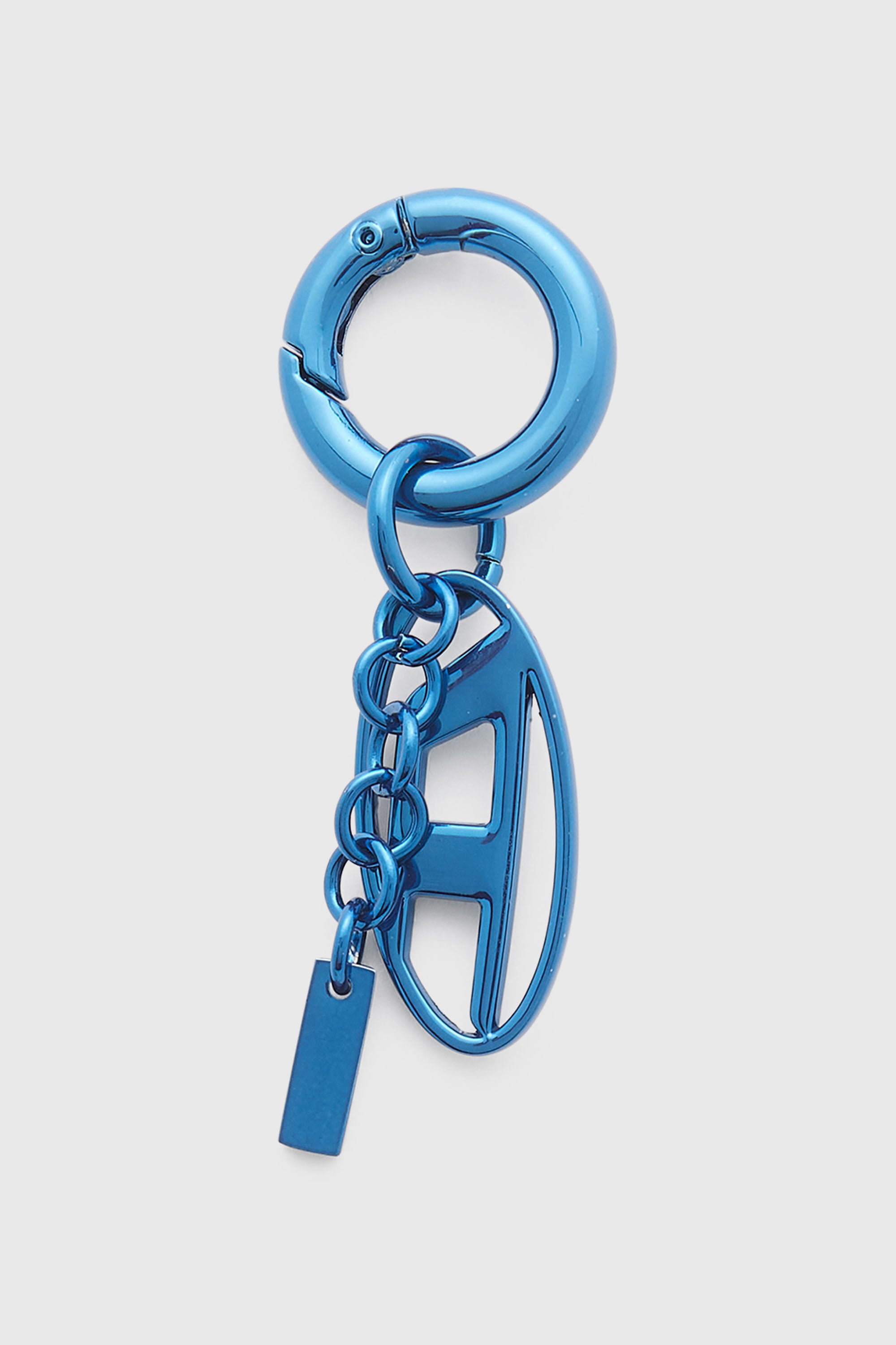 Diesel - CHARM-OVAL D, Charm met&aacute;lico con charm Oval D Unisex in Azul marino - 2