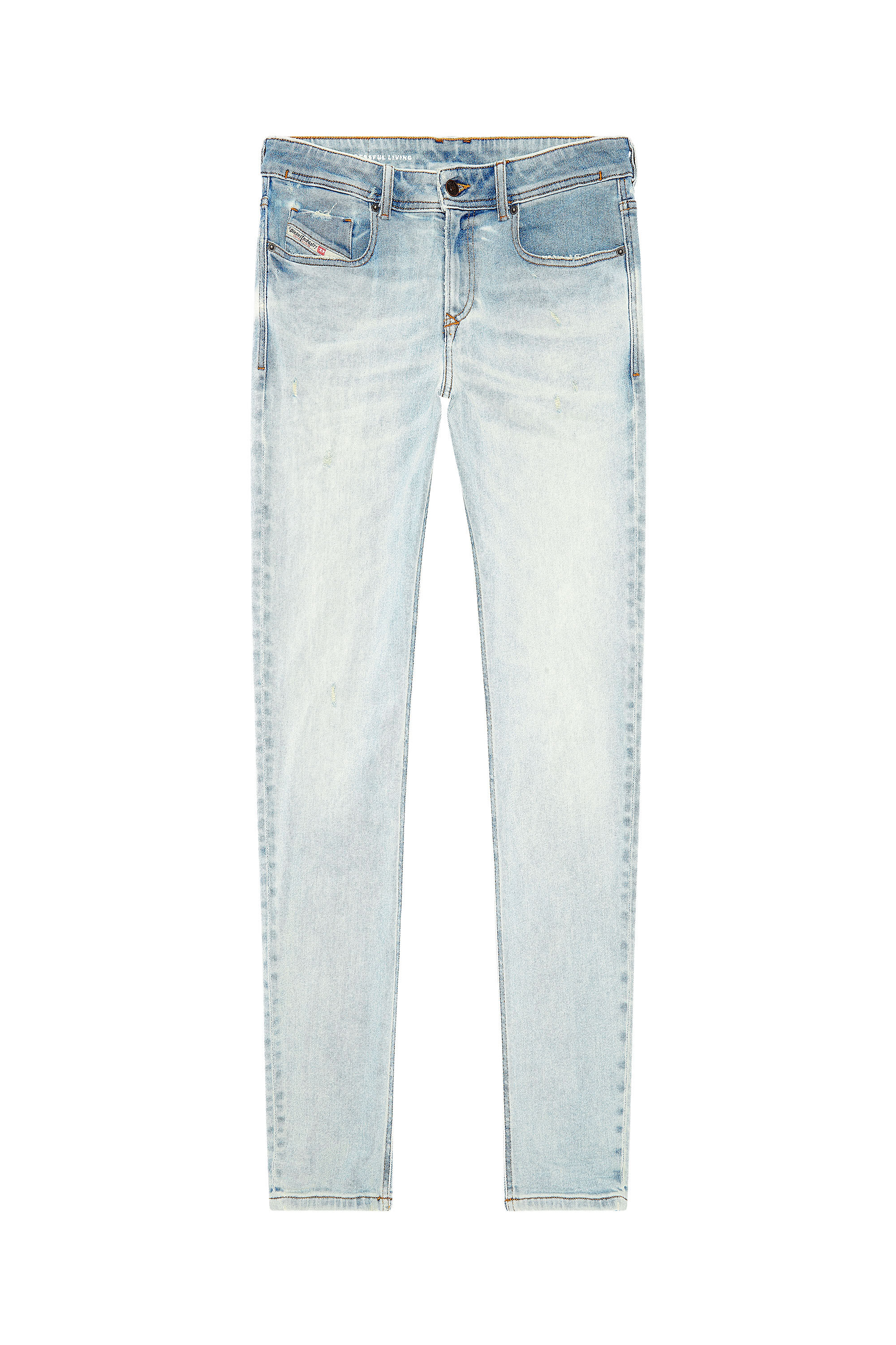 Diesel - Skinny Jeans 1979 Sleenker 09H73, Azul Claro - Image 2