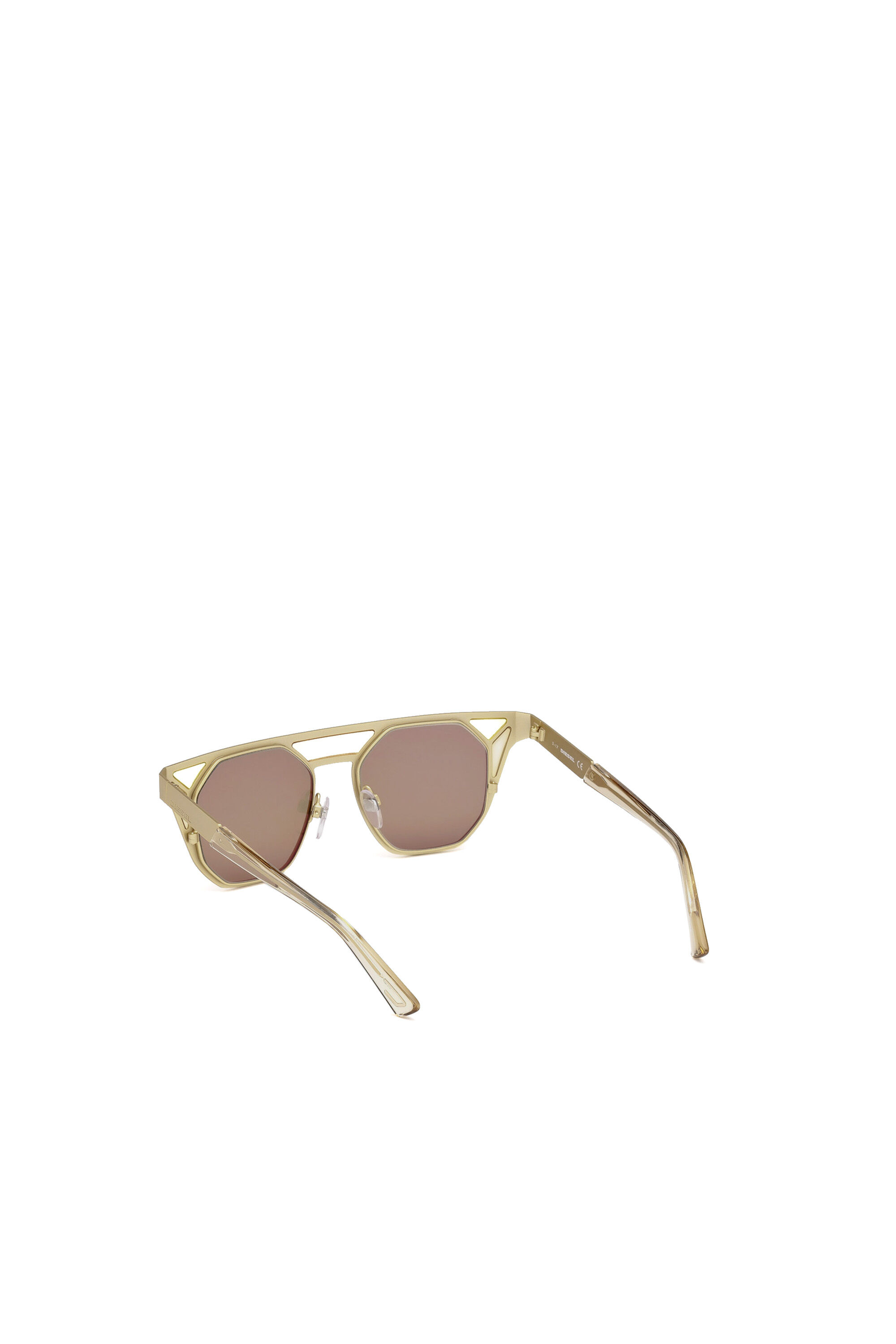 Diesel - DL0249, Gafas inspiradas en vitrales Mujer in Dorado - 3