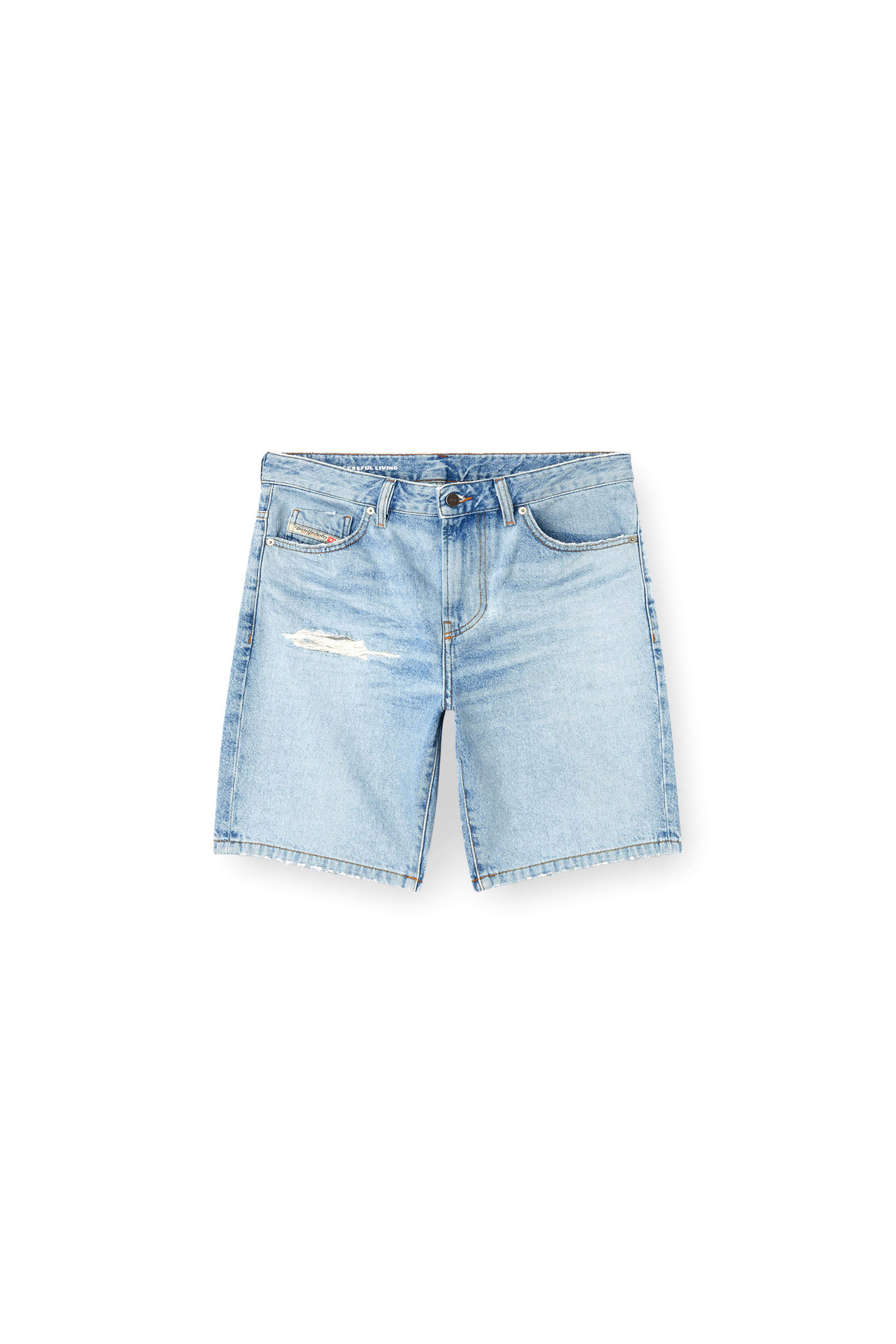 Pantalones cortos vaqueros slim Hombre | Azul marino | Diesel