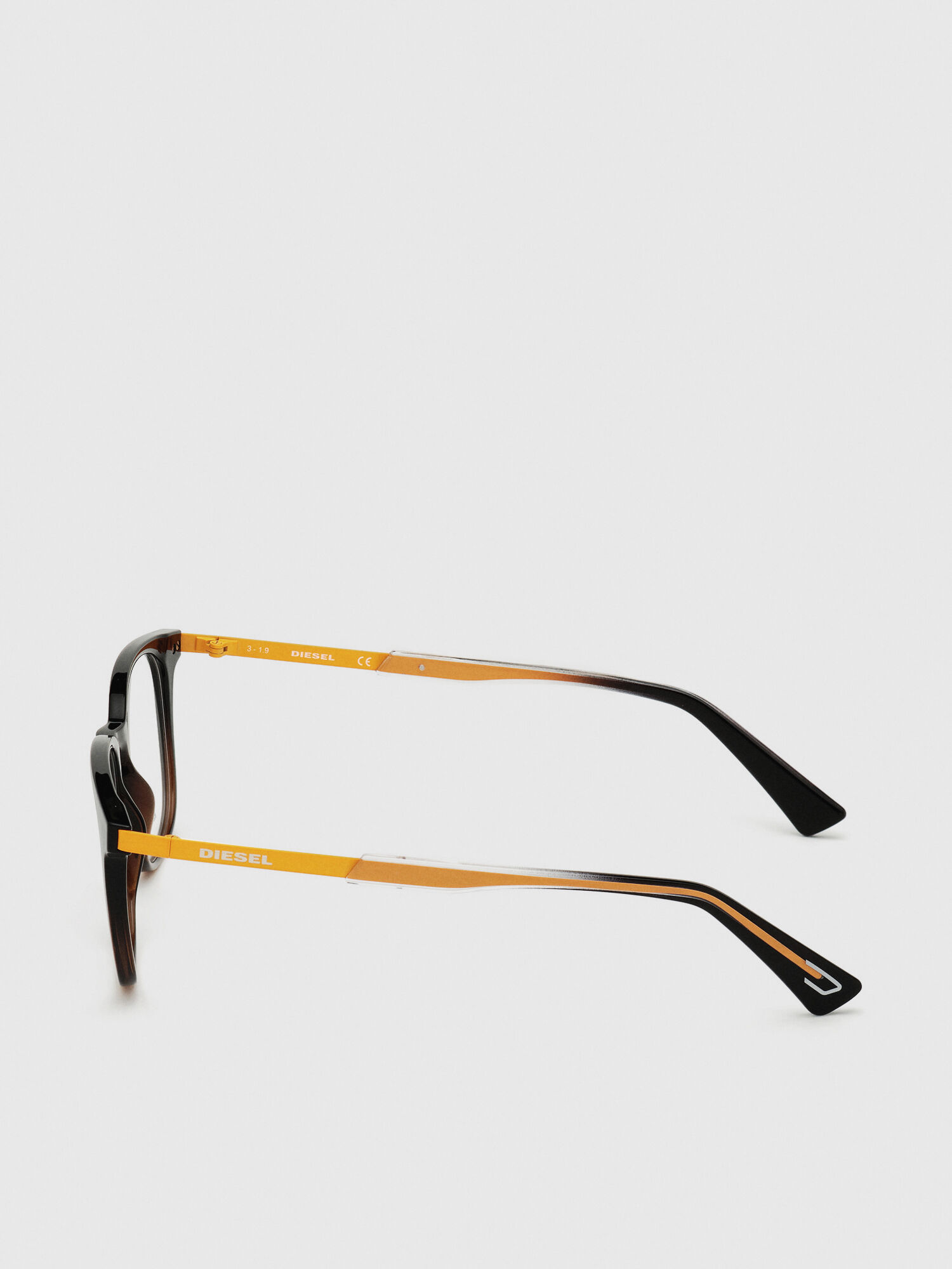 Diesel - DL5349, Gafas unisex con silueta cuadrada Unisex in Negro - 3