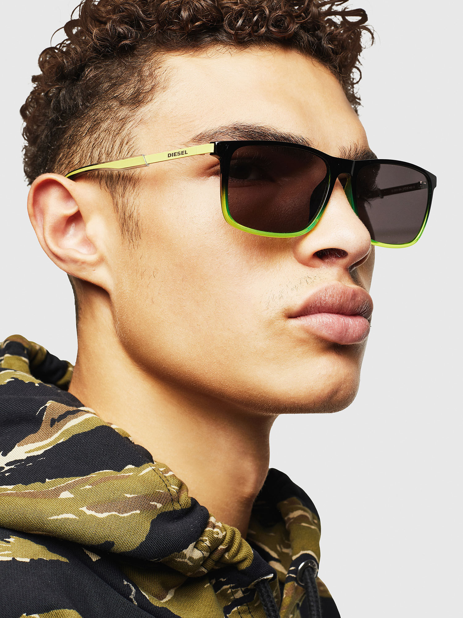 Diesel - DL0312, Gafas de sol inyectadas Hombre in Negro - 4