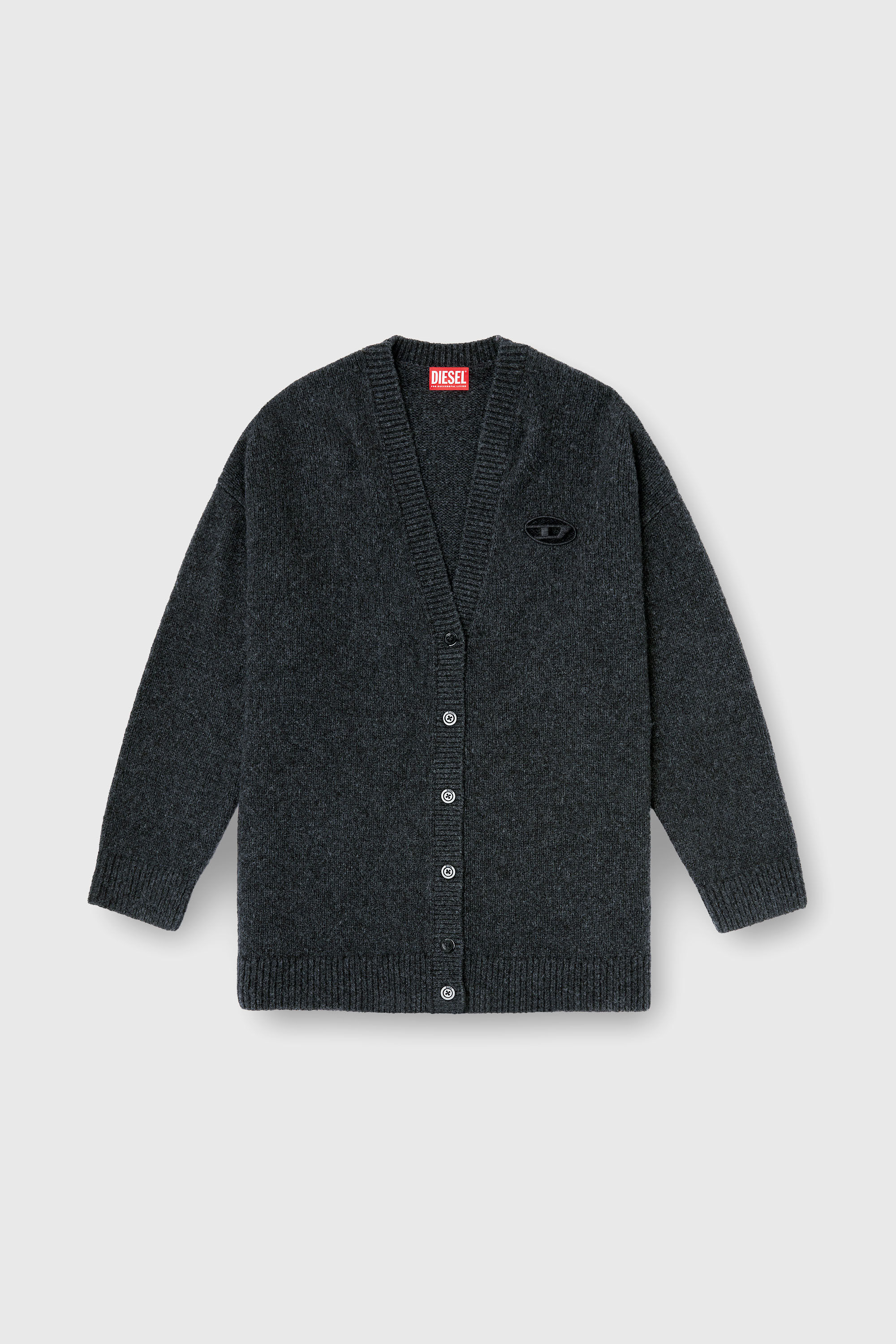 Diesel - M-AREELA, C&aacute;rdigan de mezcla de lana y alpaca Mujer in Multicolor - 2