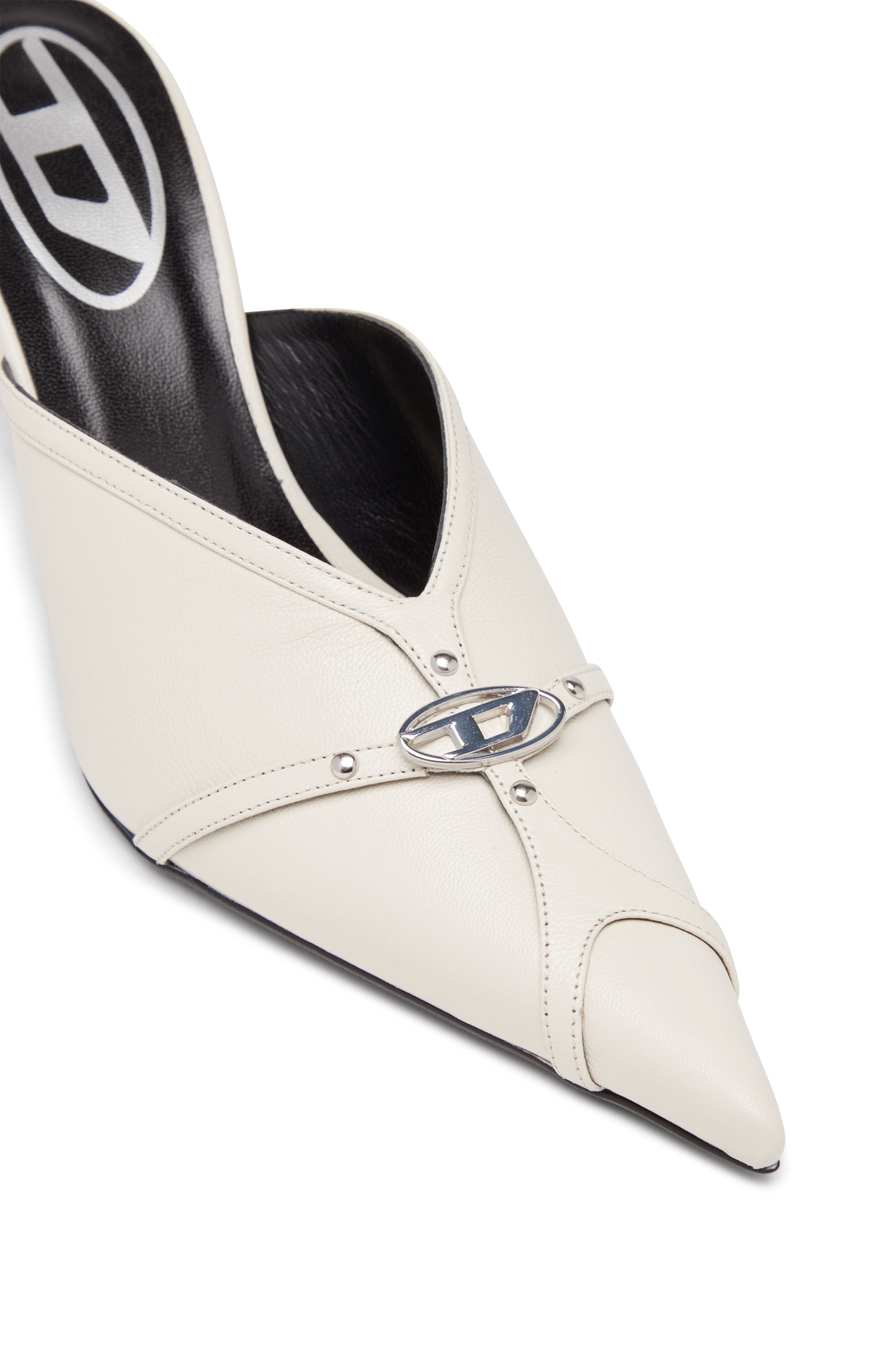 Diesel - D-ELECTRA ML, D-Electra ML - Zapatos destalonados con tac&oacute;n y parte superior con armaz&oacute;n Mujer in ToBeDefined - 6