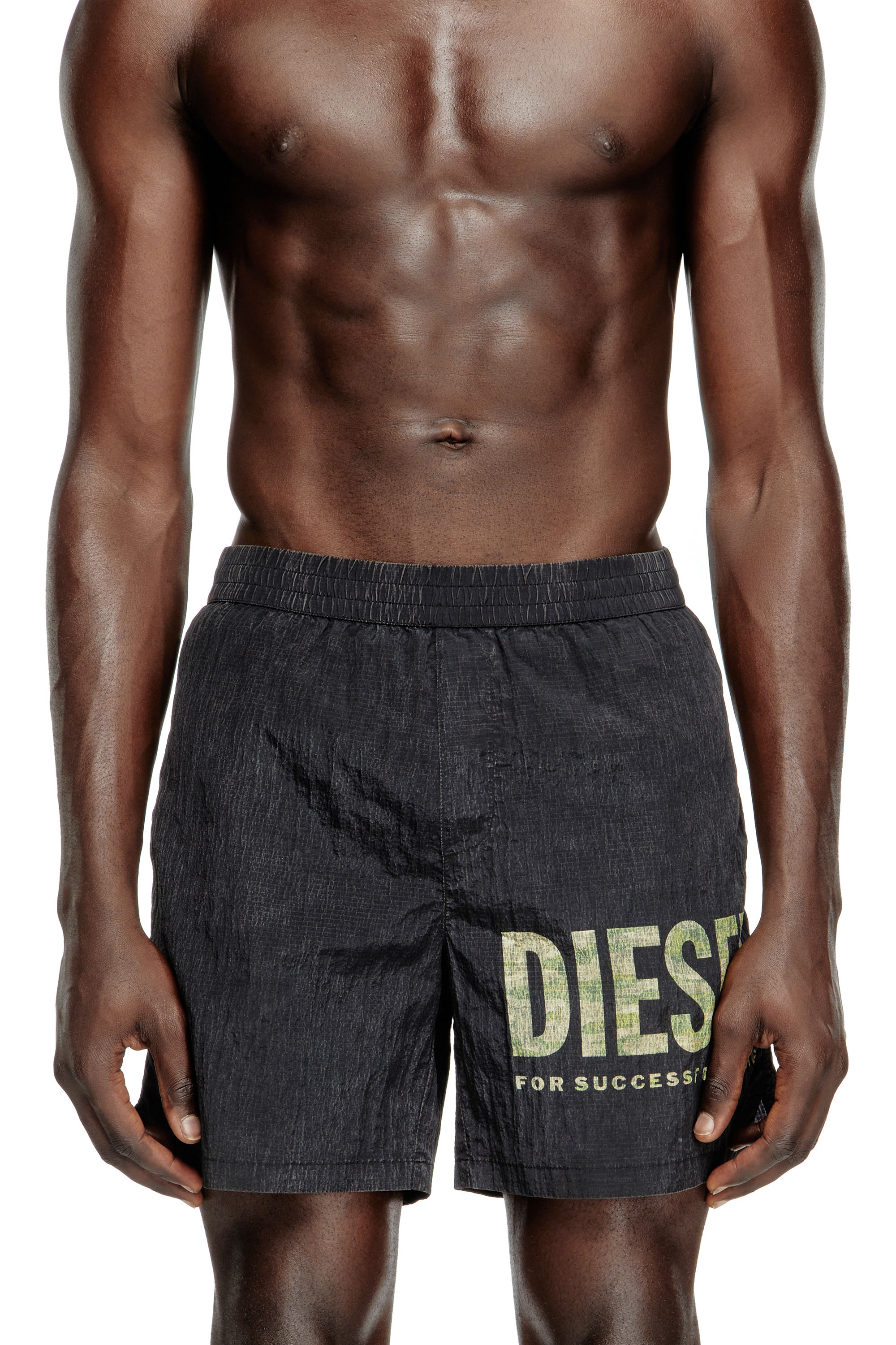 Diesel - RIO-41-UTLT, Bañadores de longitud media en ripstop con estampado de camuflaje Hombre in Multicolor - 2